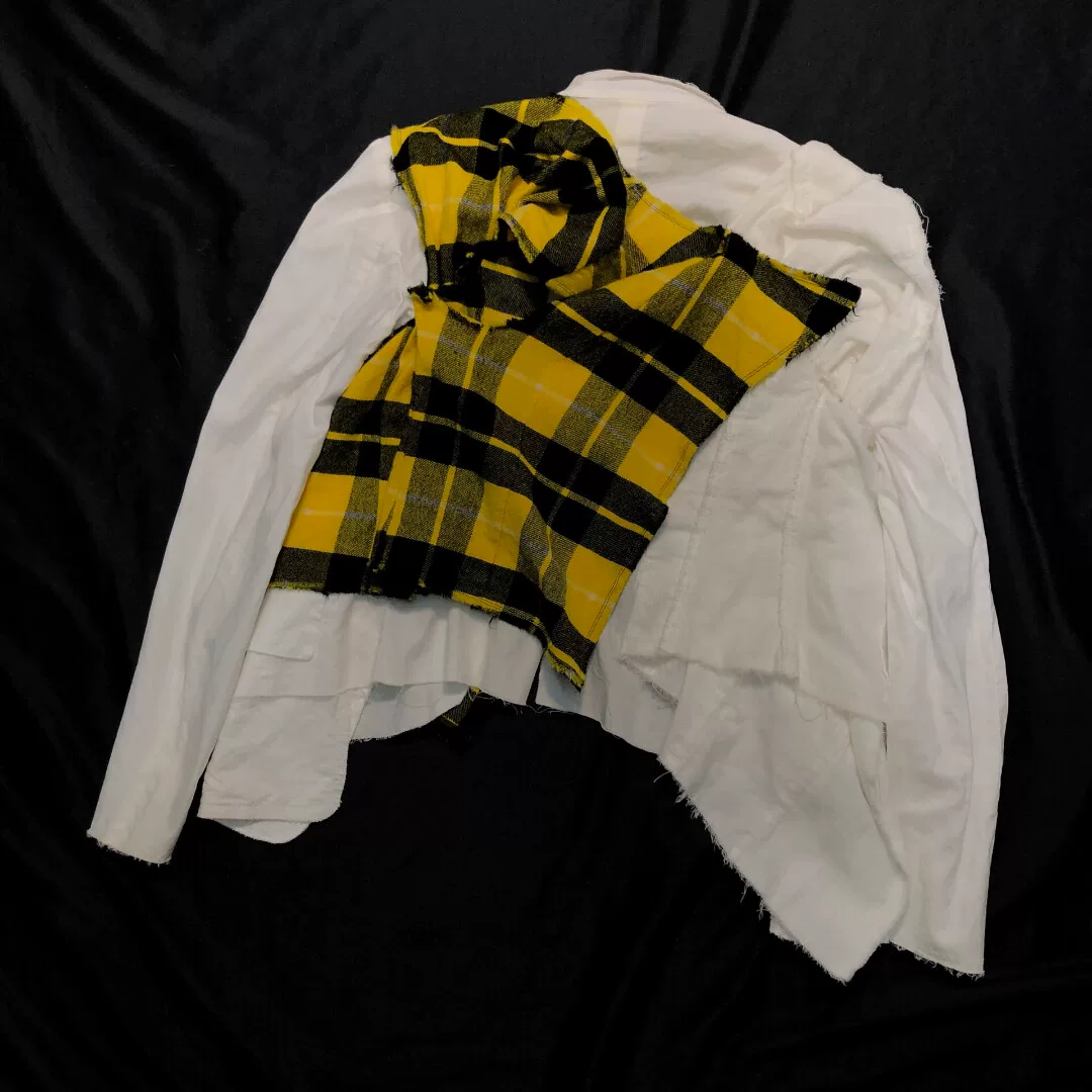Comme des Garçons 2003SS Layered Jacket — detail