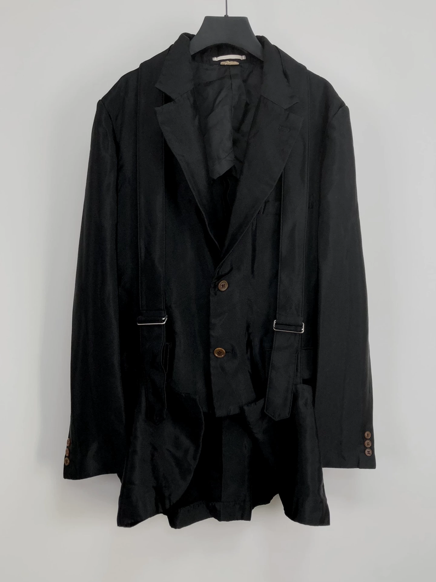 Comme des Garçons 20SS Deformed Strap Blazer — back