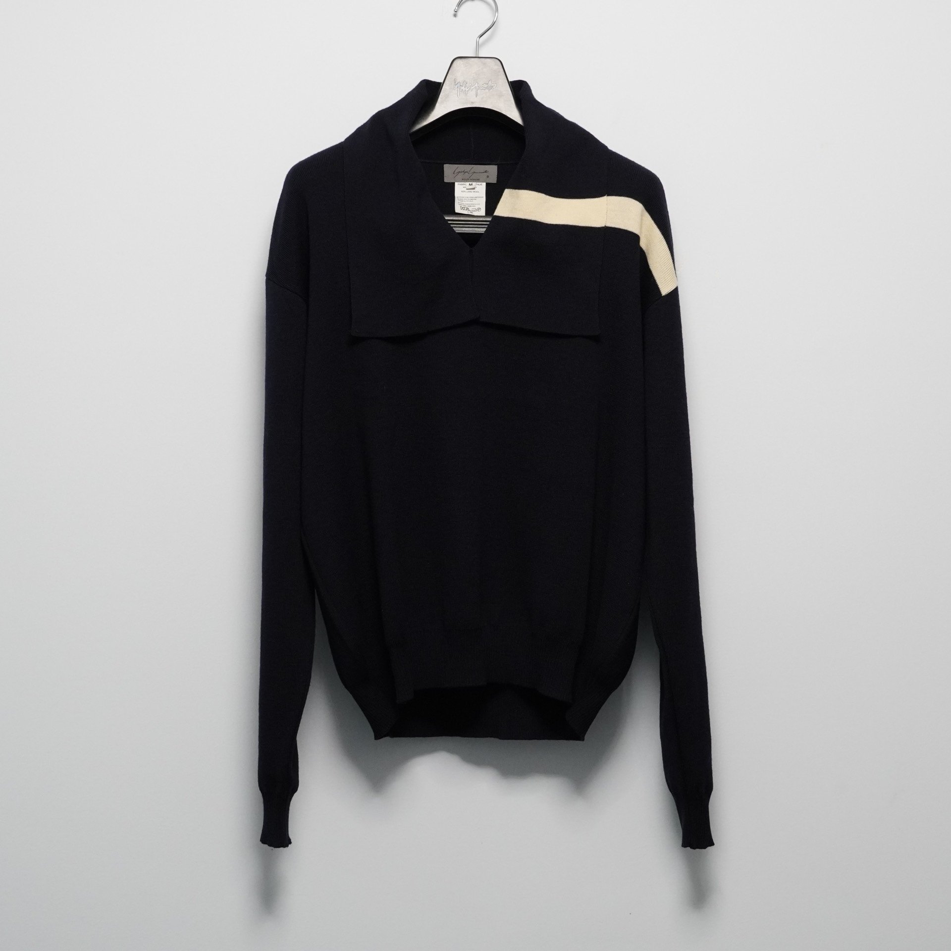 Yohji Yamamoto 1980ss Navy Collar Sweater
