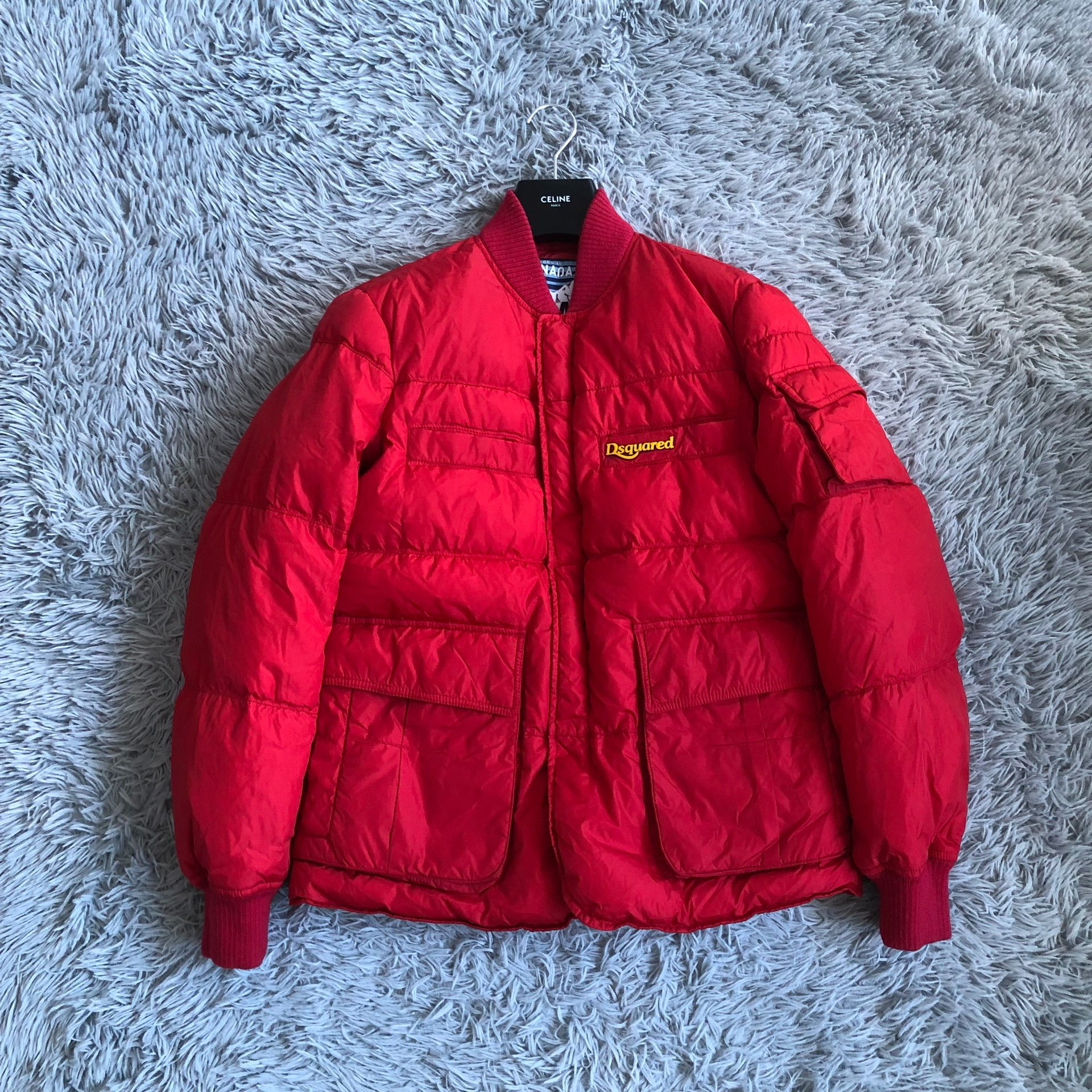 Dsquared2 Red Puffer Jacket