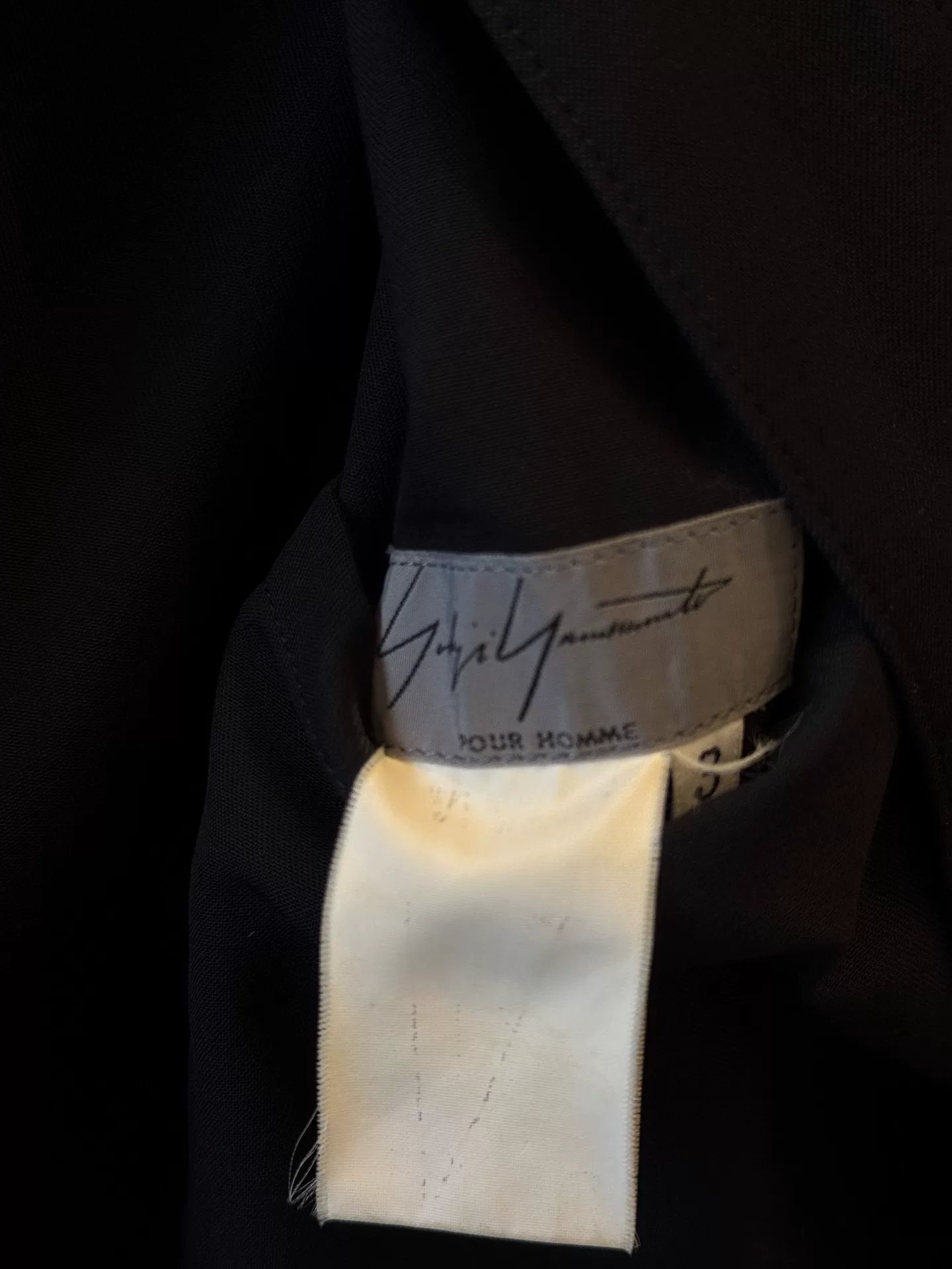 Yohji Yamamoto Pour Homme 00SS Shirt Jacket — detail