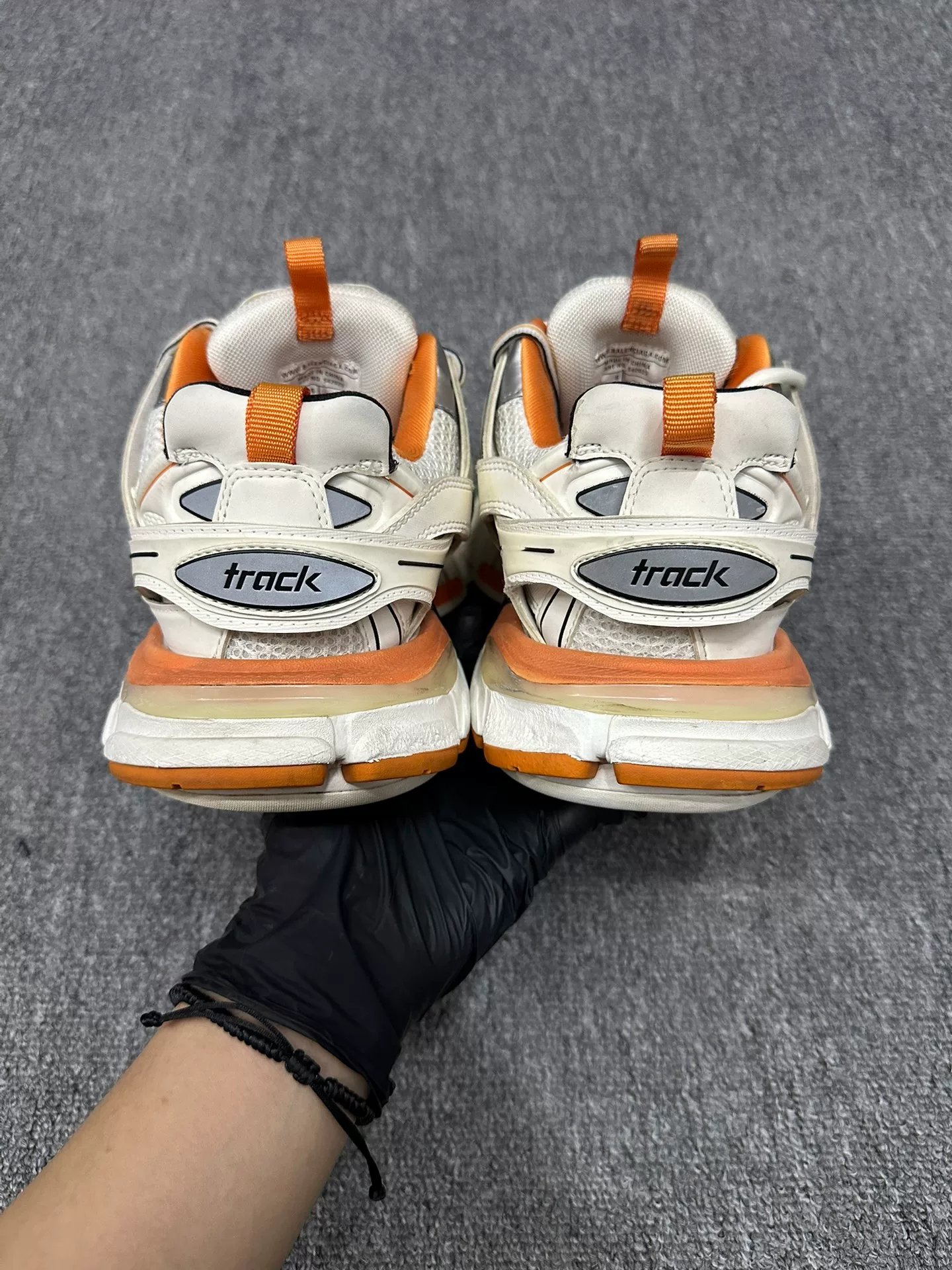 Balenciaga Track Dad Sneakers — label