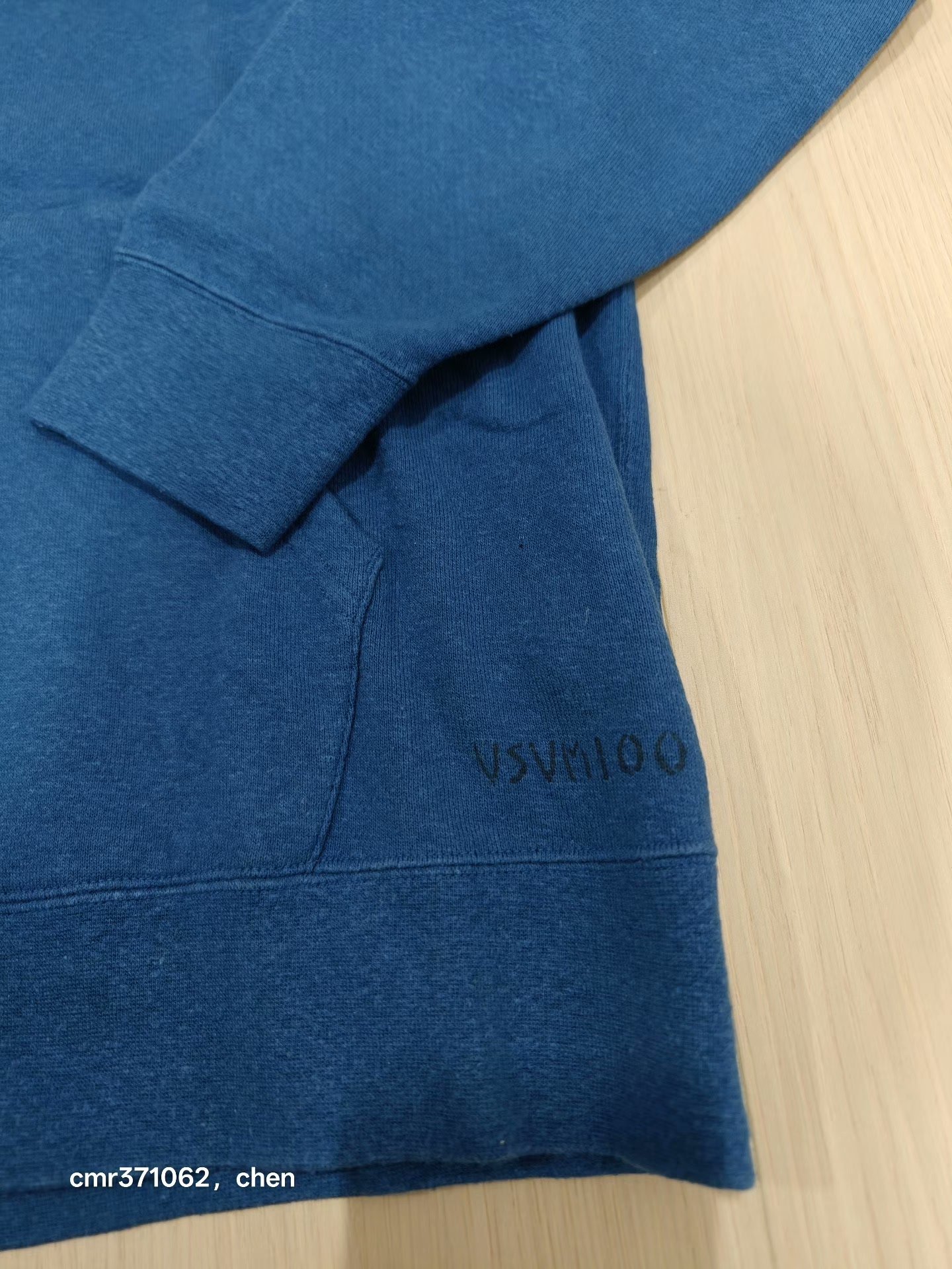 VISVIM 21SS JUMBO HOODIE P.O. NUMBERING — label