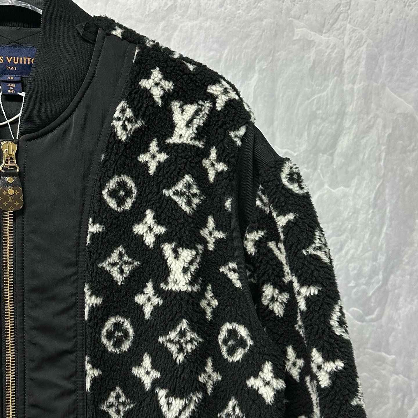 Louis Vuitton SS24 Ski Monogram Teddy Coat — back