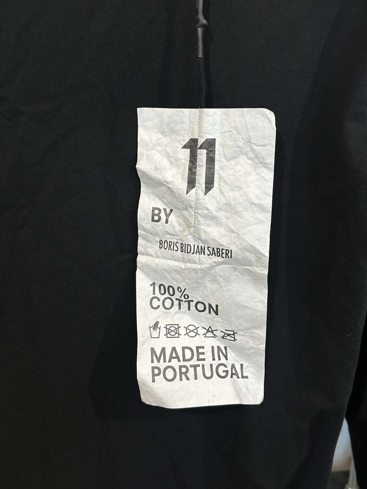 Boris Bidjan Saberi 11 BBS LS1 Shirt — label