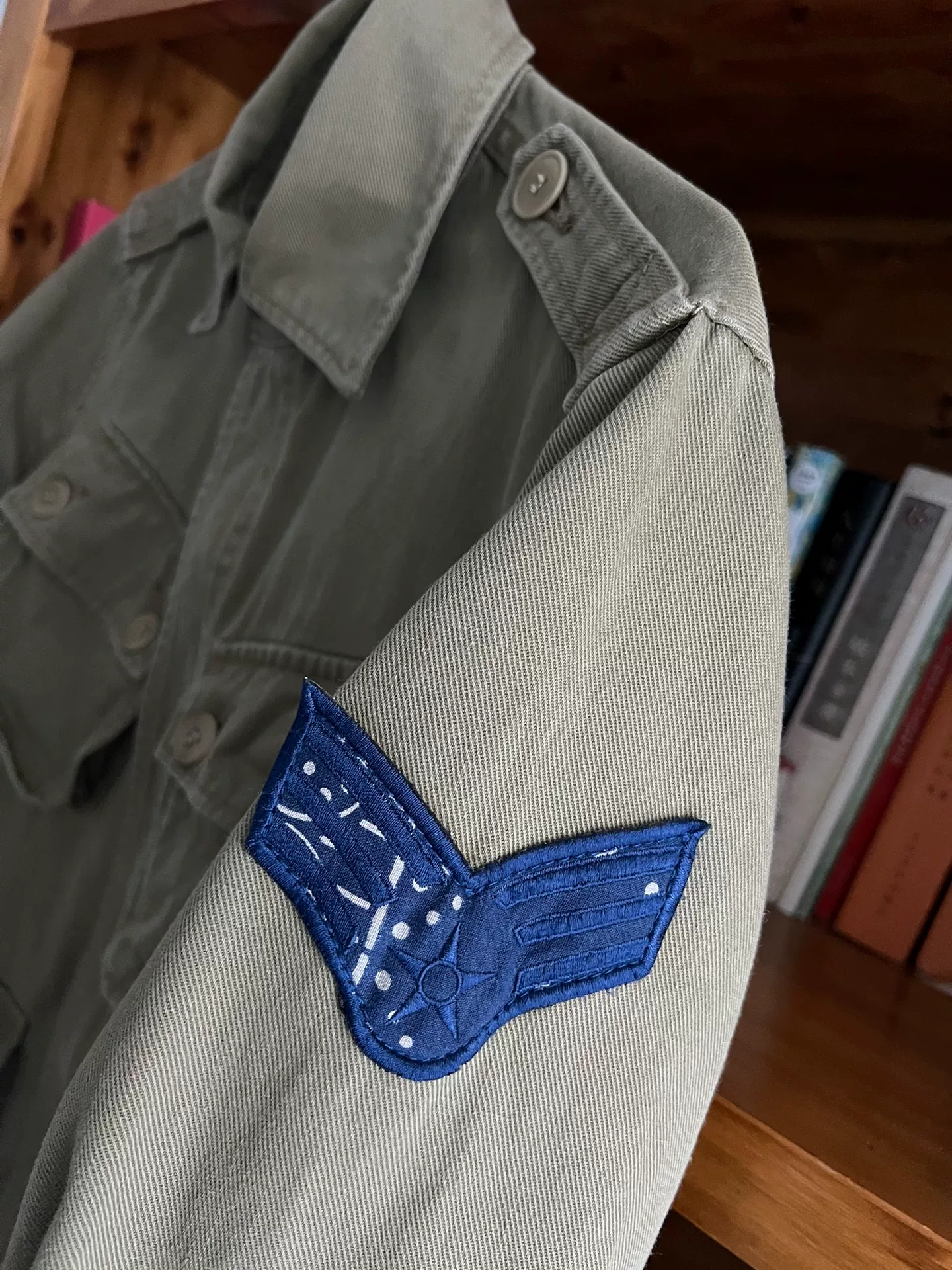 Soulive Japan Blue Tropical Jungle Jacket — label