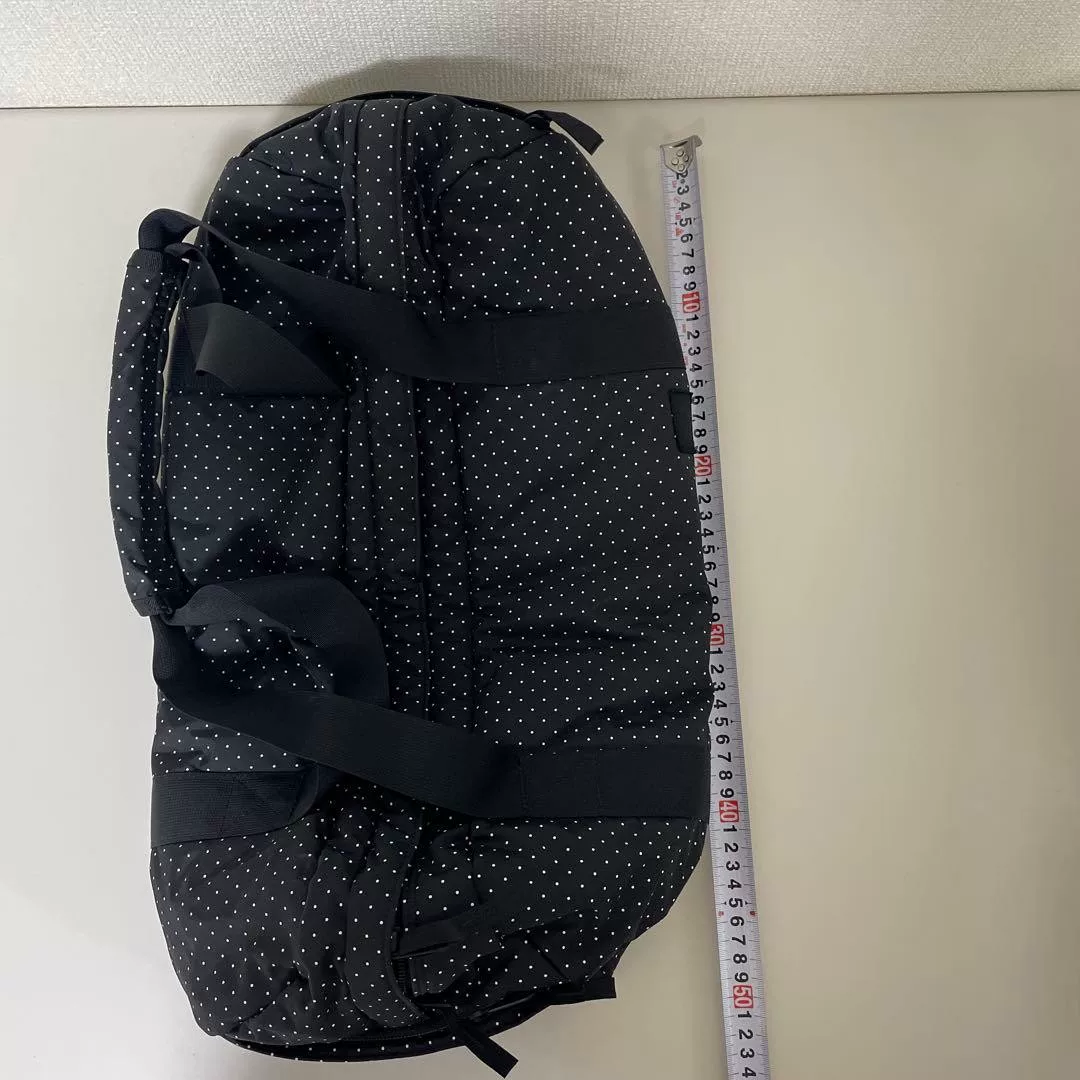 Head Porter Black Beauty Dot Boston Bag — front