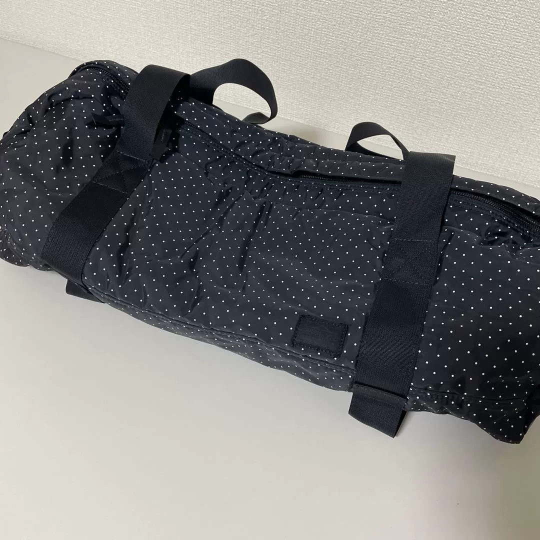 Head Porter Black Beauty Dot Boston Bag
