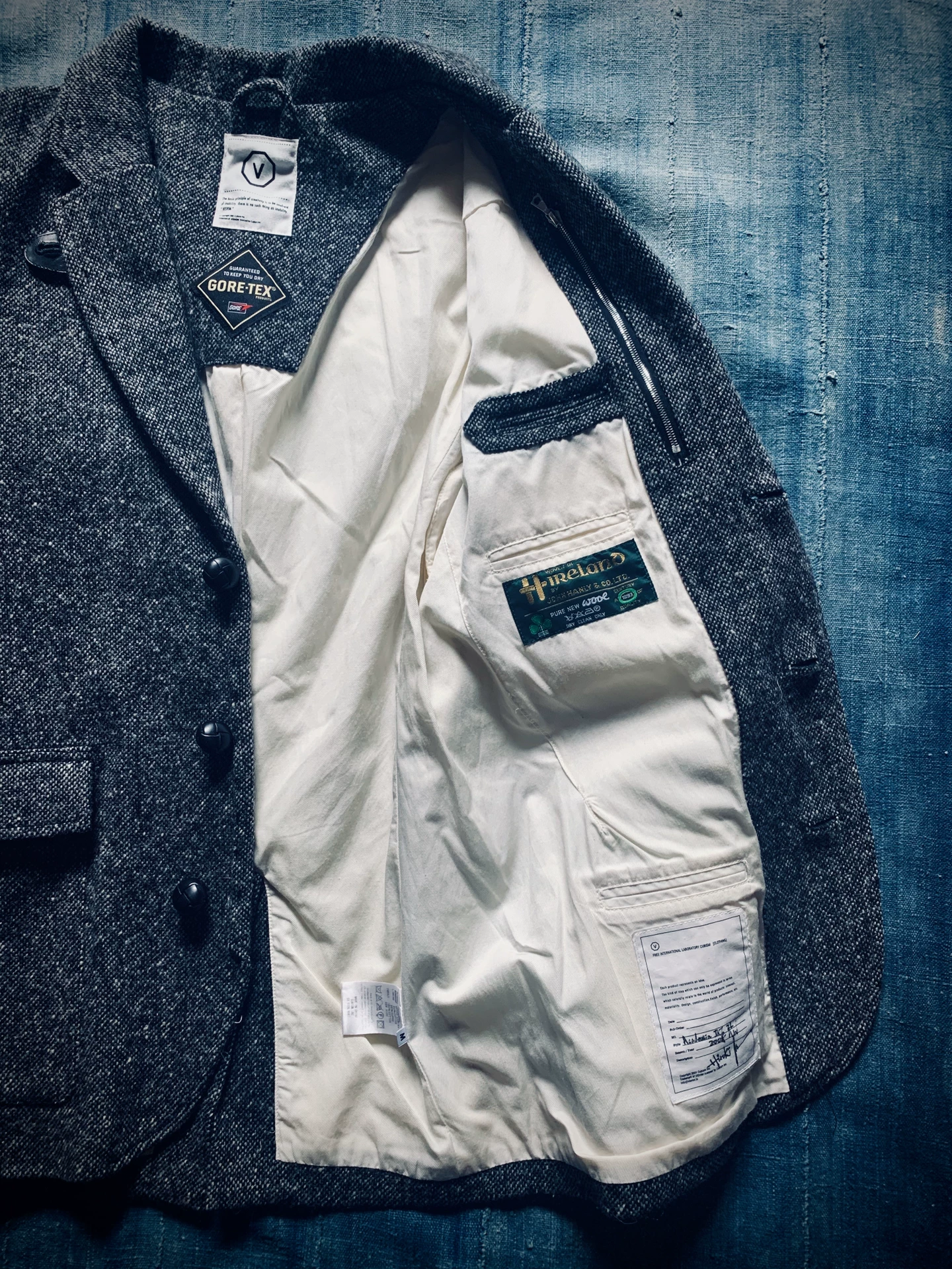 Visvim 2008AW Academia JKT 2L Tweed — detail