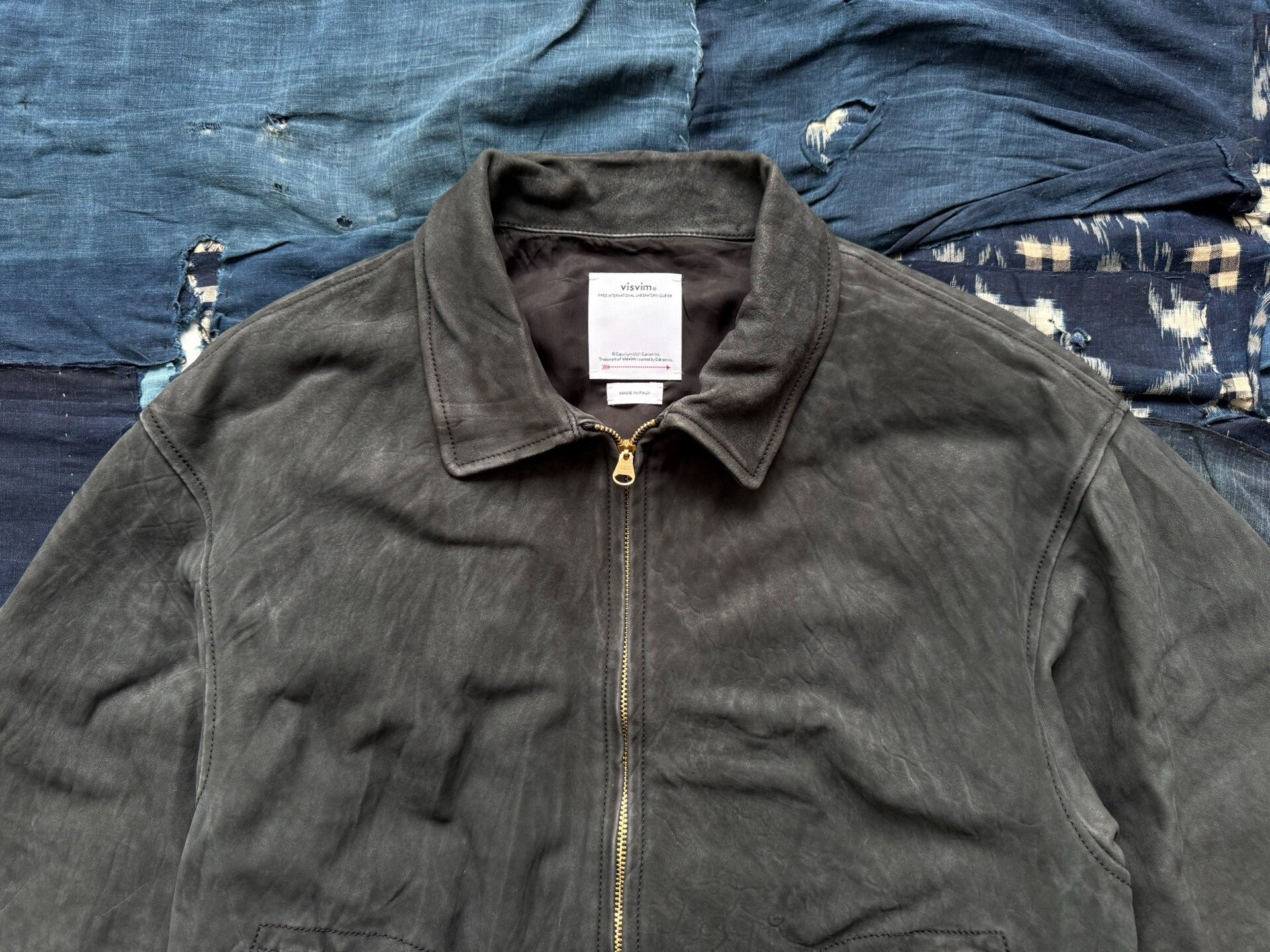 VISVIM 26SS STRATO JKT IT Leather Jacket — back