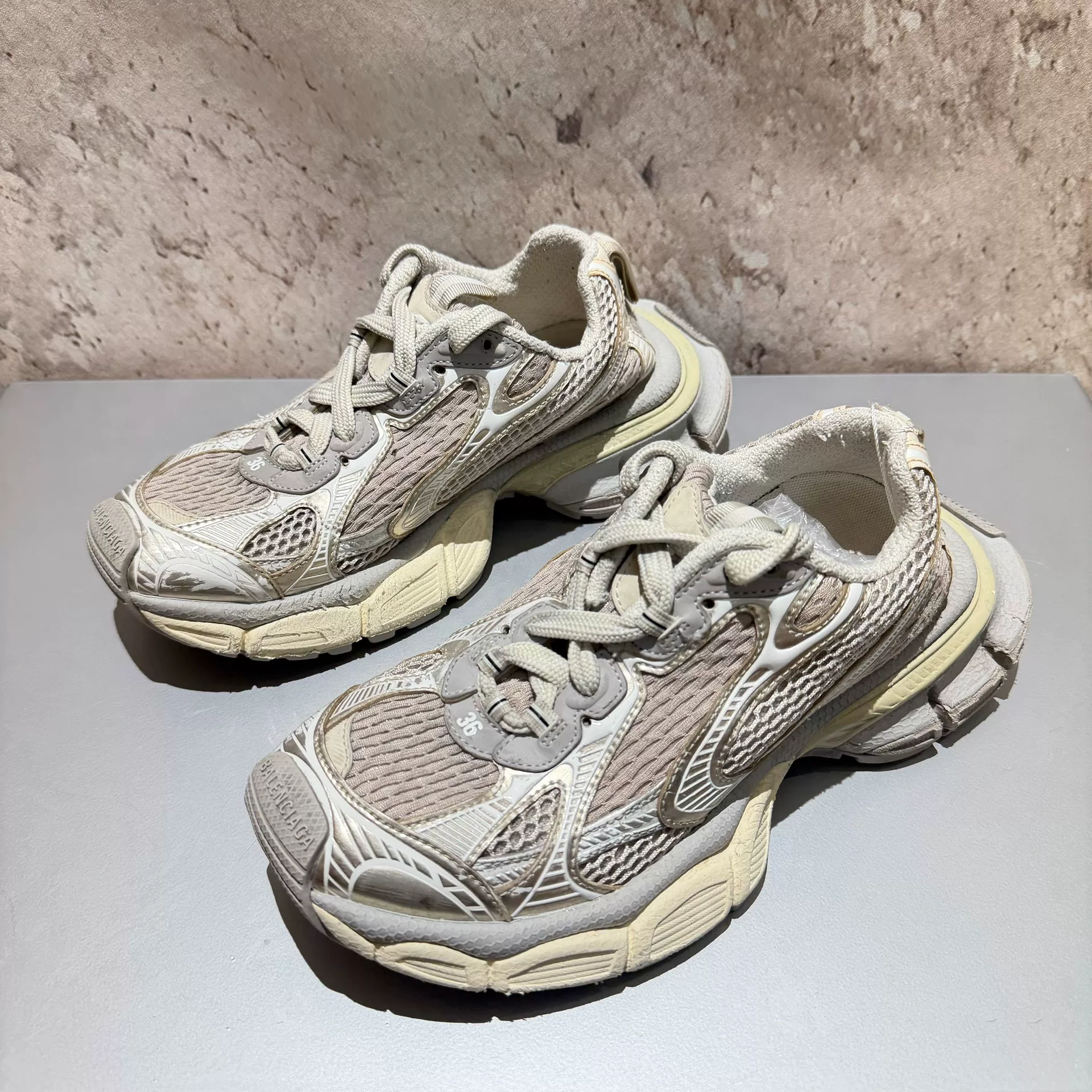 Balenciaga 3XL Light Beige Dad Shoes