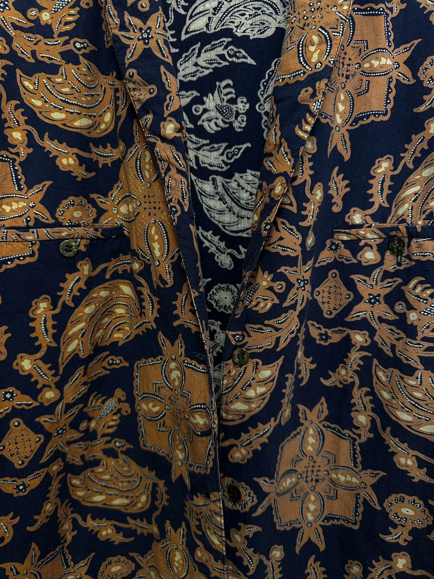 Comme des Garçons 1970s Haori Shirt — label