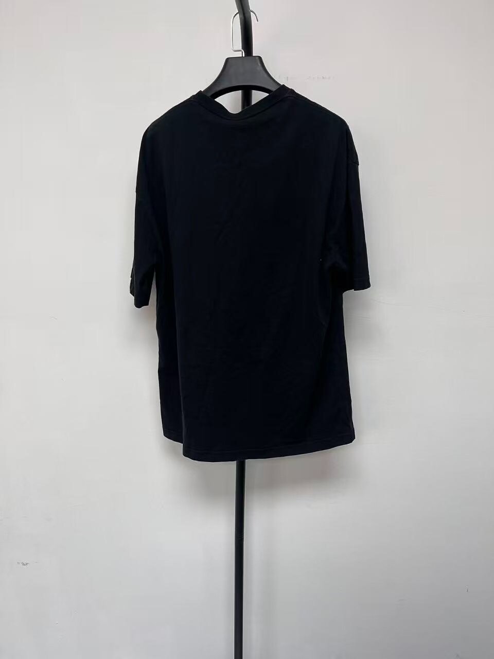 Balenciaga Red Logo Wheat Ear Short-Sleeve T-Shirt — front