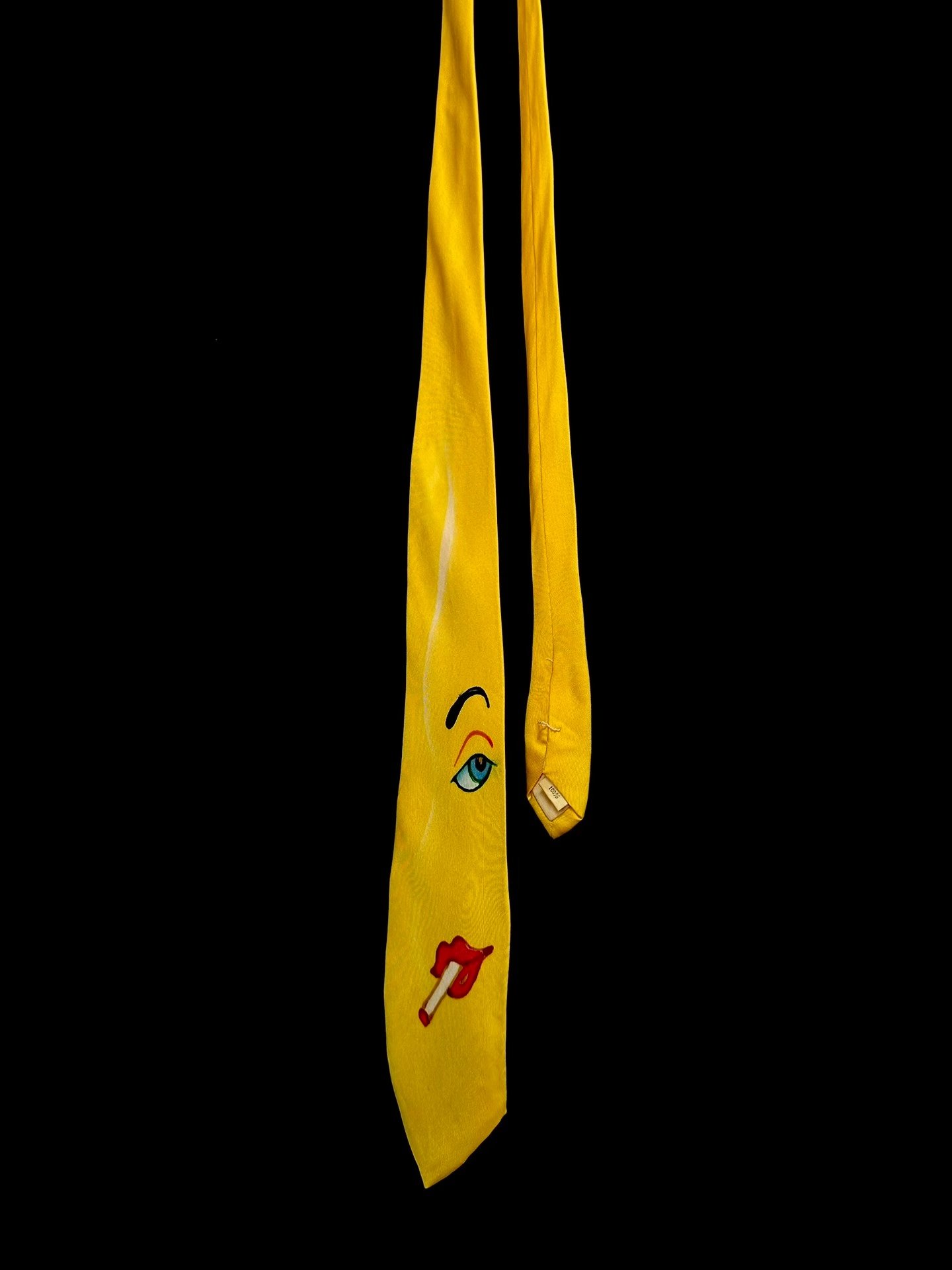 Yohji Yamamoto 90s Hand-painted Beauty Tie