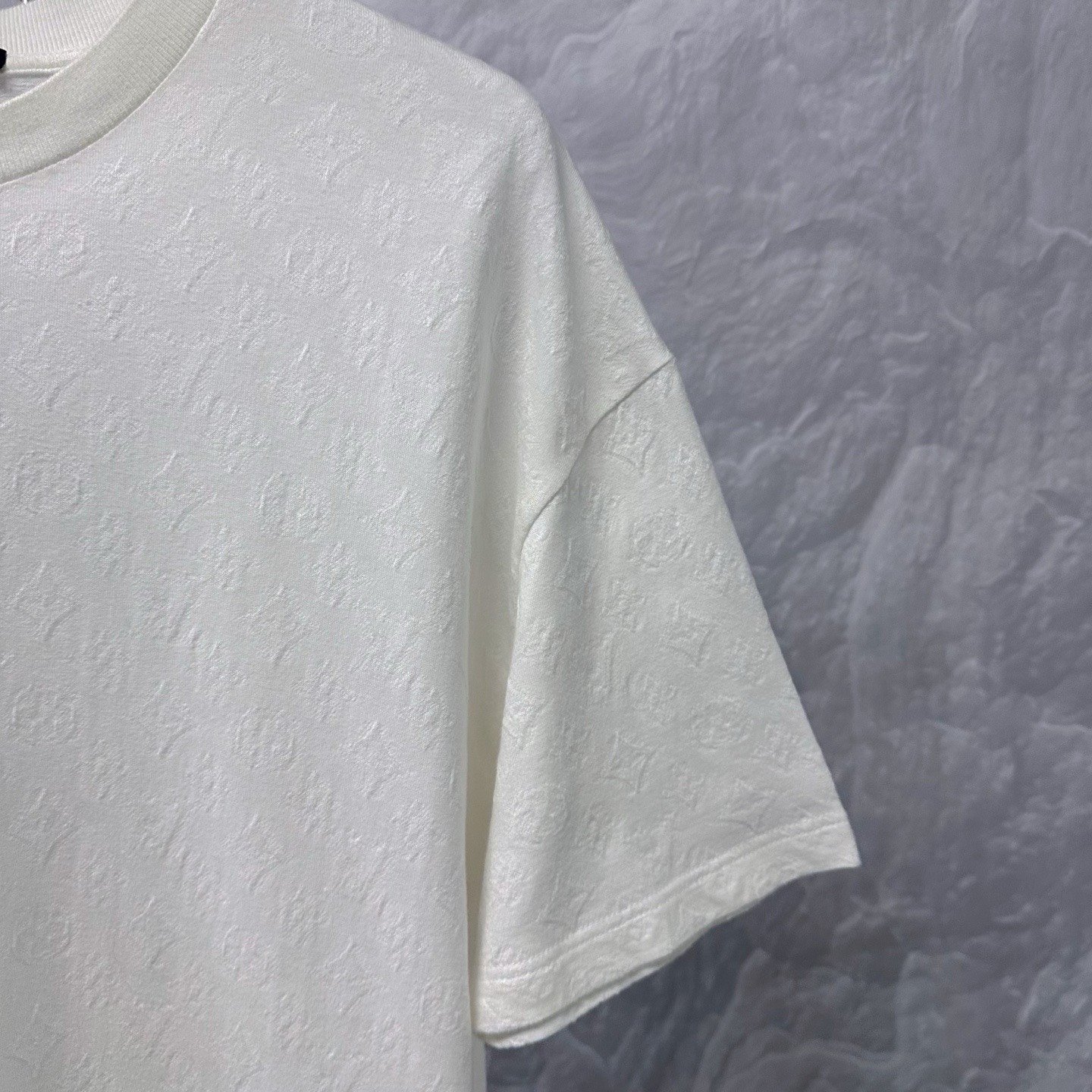 Louis Vuitton FW24 Jacquard Short Sleeve Tee — detail