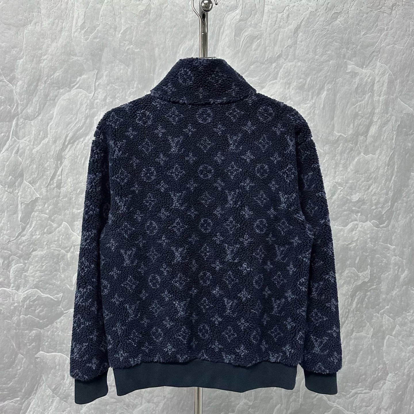 Louis Vuitton Dark Green Teddy Print Jacket XS — back