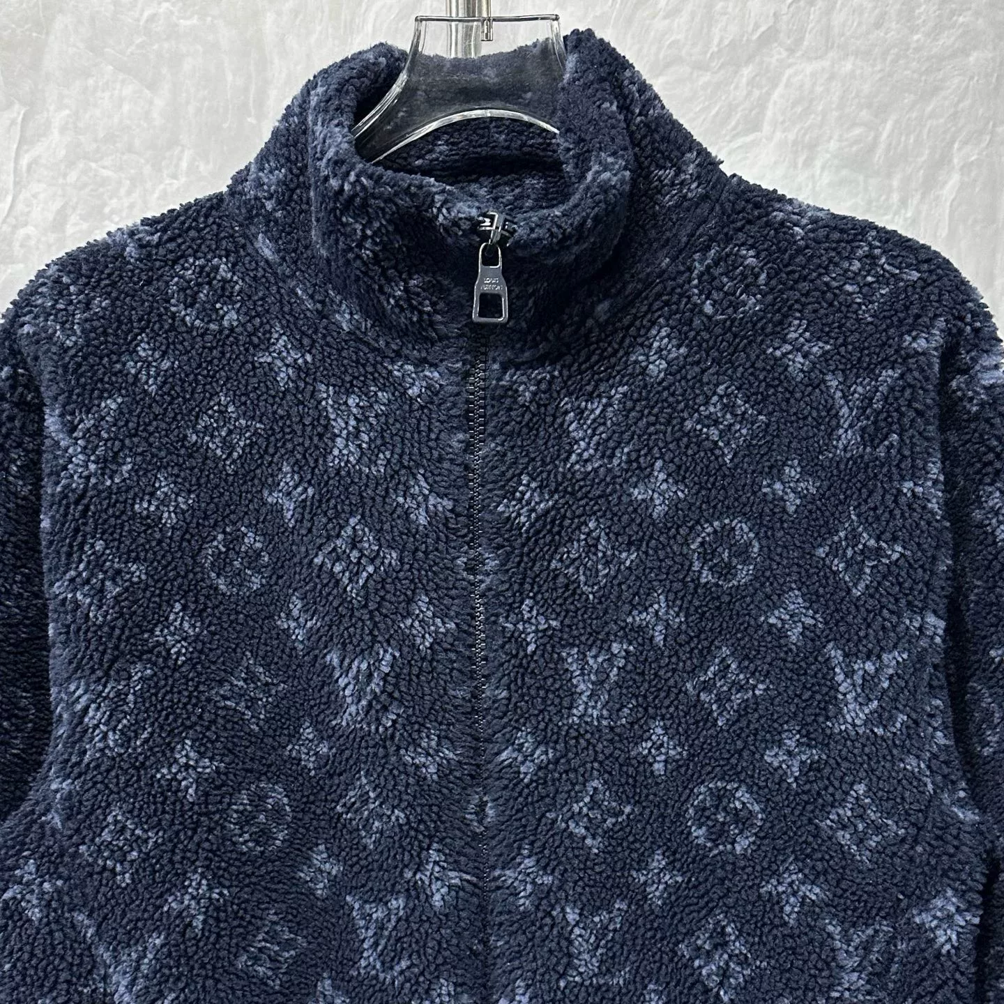 Louis Vuitton Dark Green Teddy Print Jacket XS — front