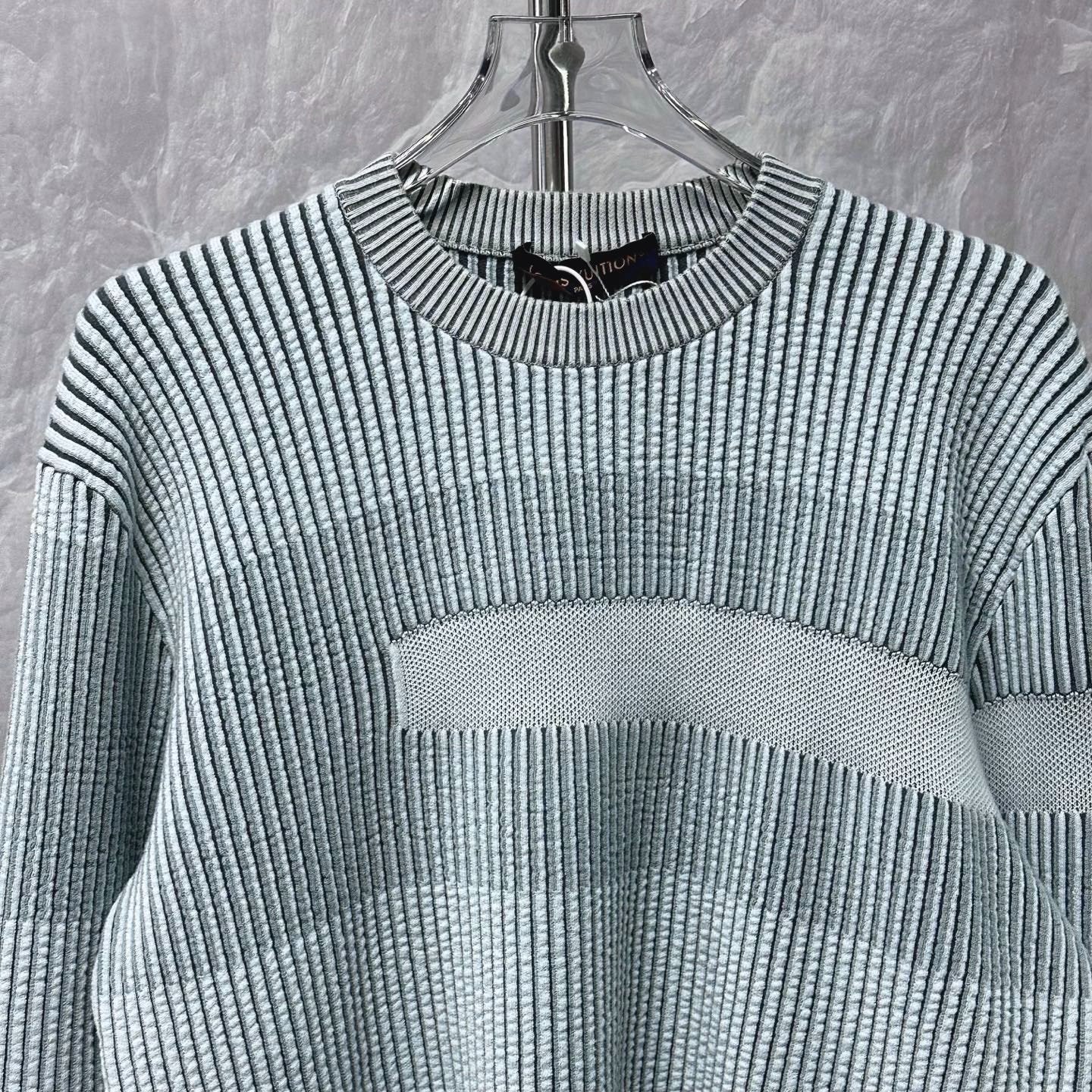 Louis Vuitton Logo Stripe Sweater — front