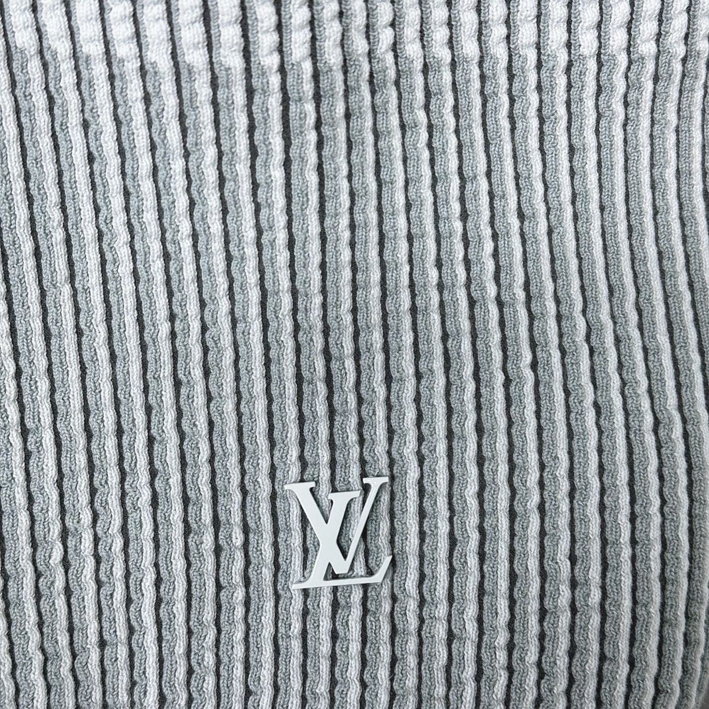 Louis Vuitton Logo Stripe Sweater — detail