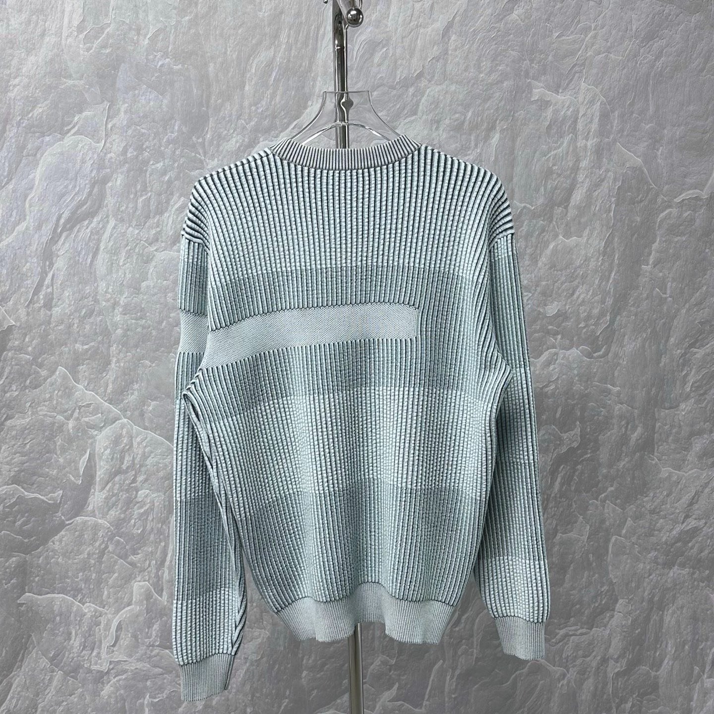 Louis Vuitton Logo Stripe Sweater — back