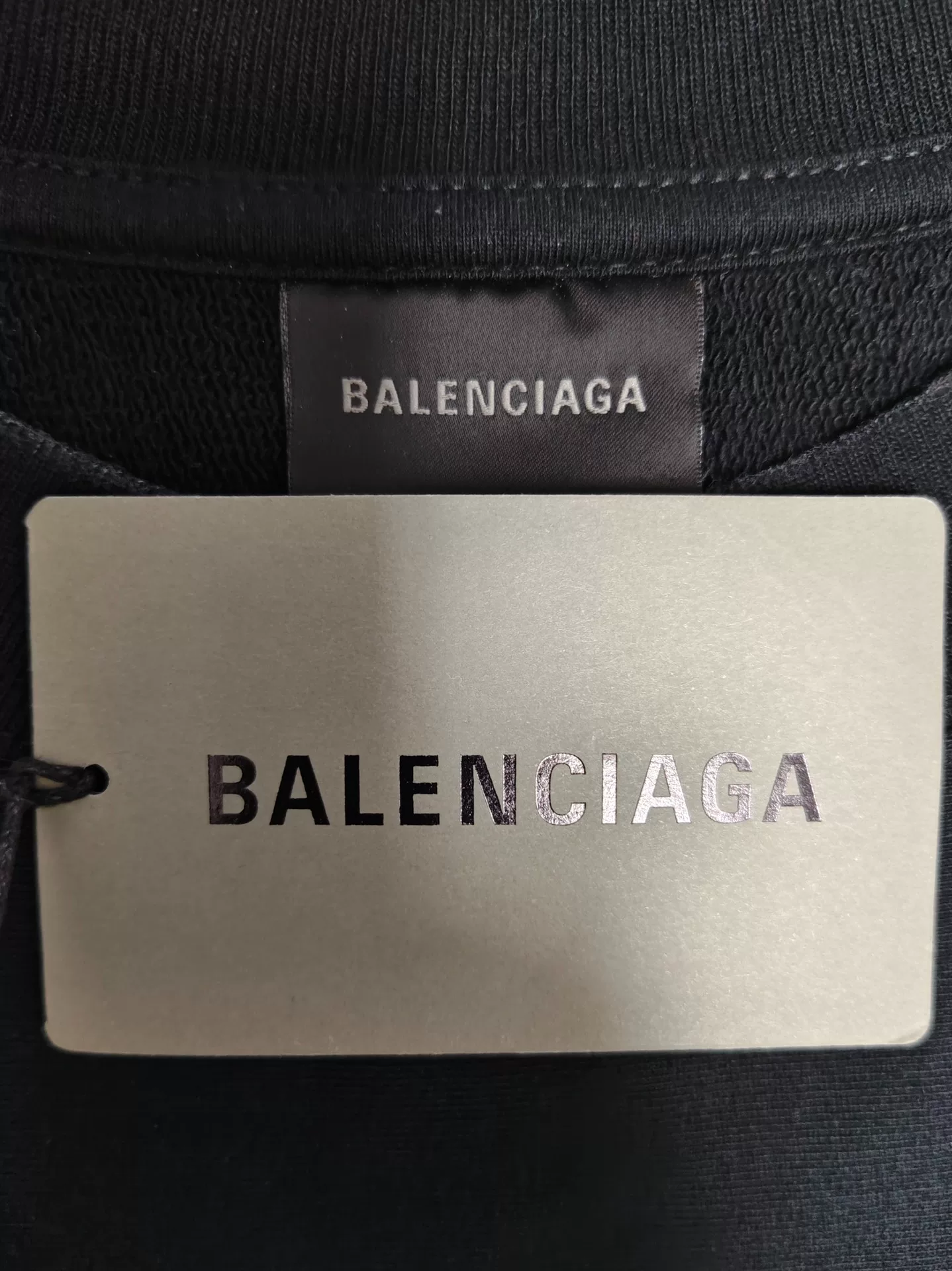Balenciaga 23ss Archives All-Over Print Crewneck — label