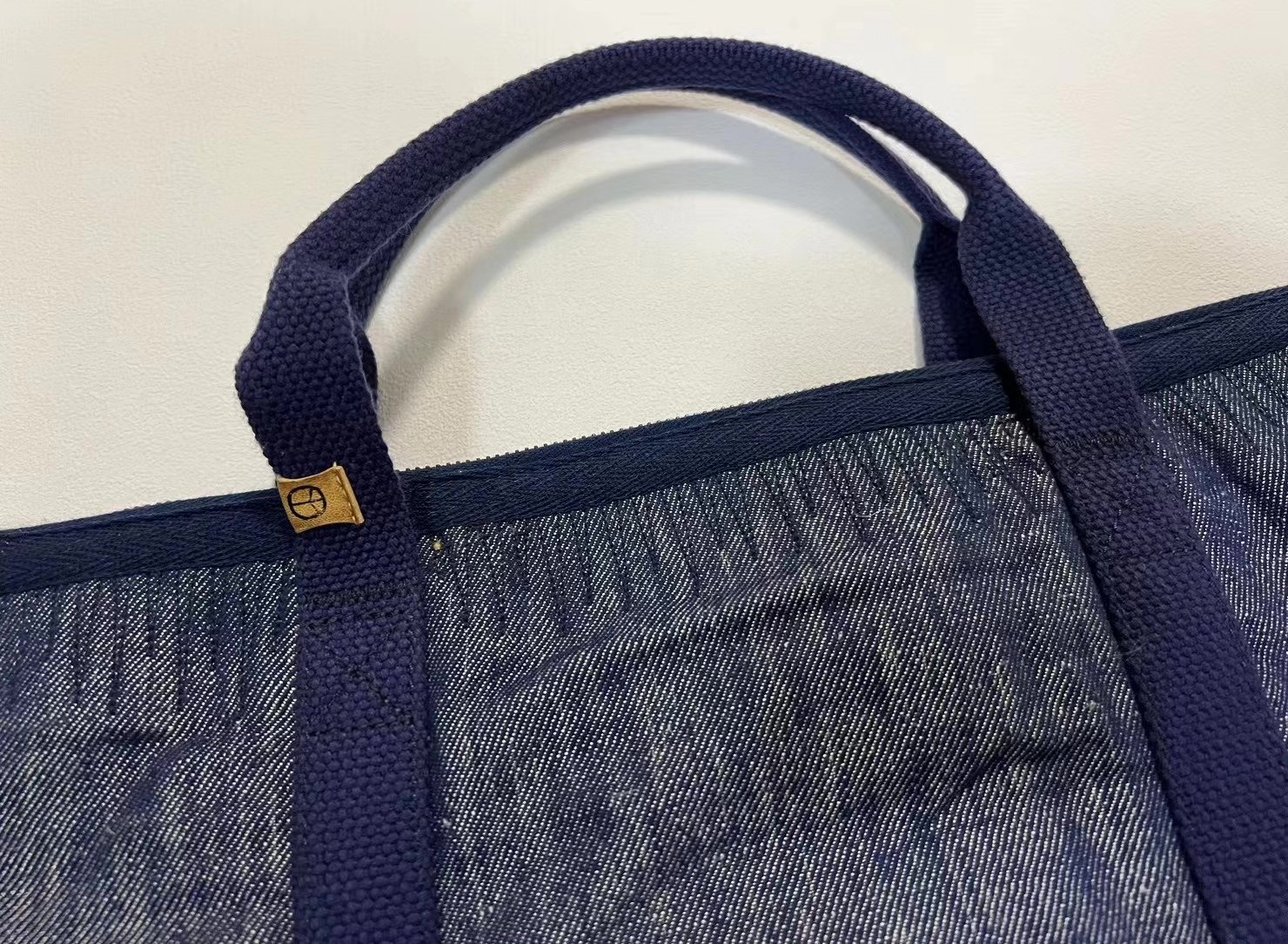 visvim 14ss Nimes Soft Denim Tote — front