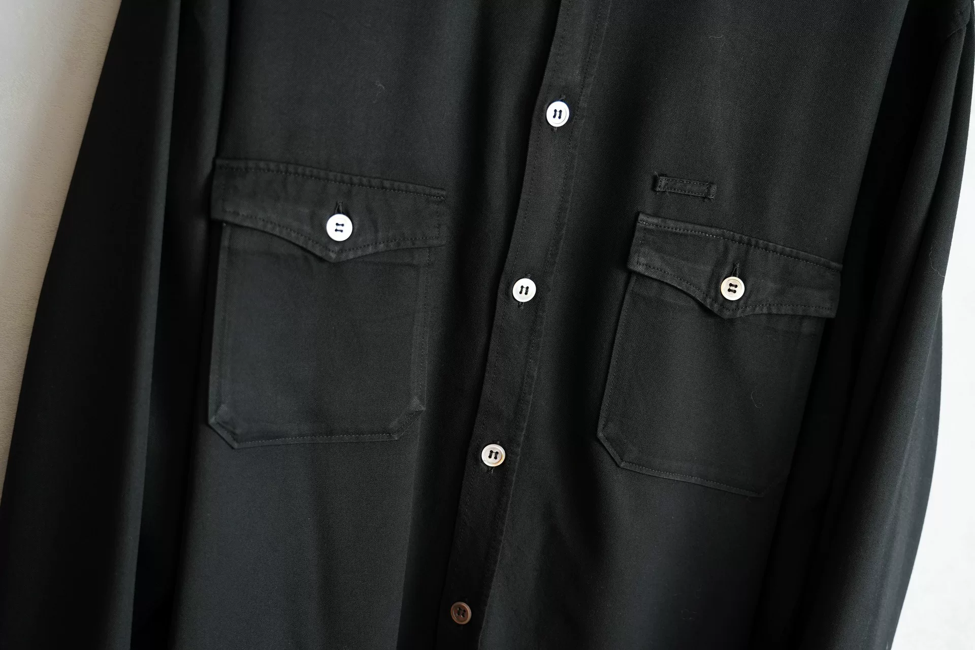 Yohji Yamamoto Y's 90SS Rayon Shirt — front