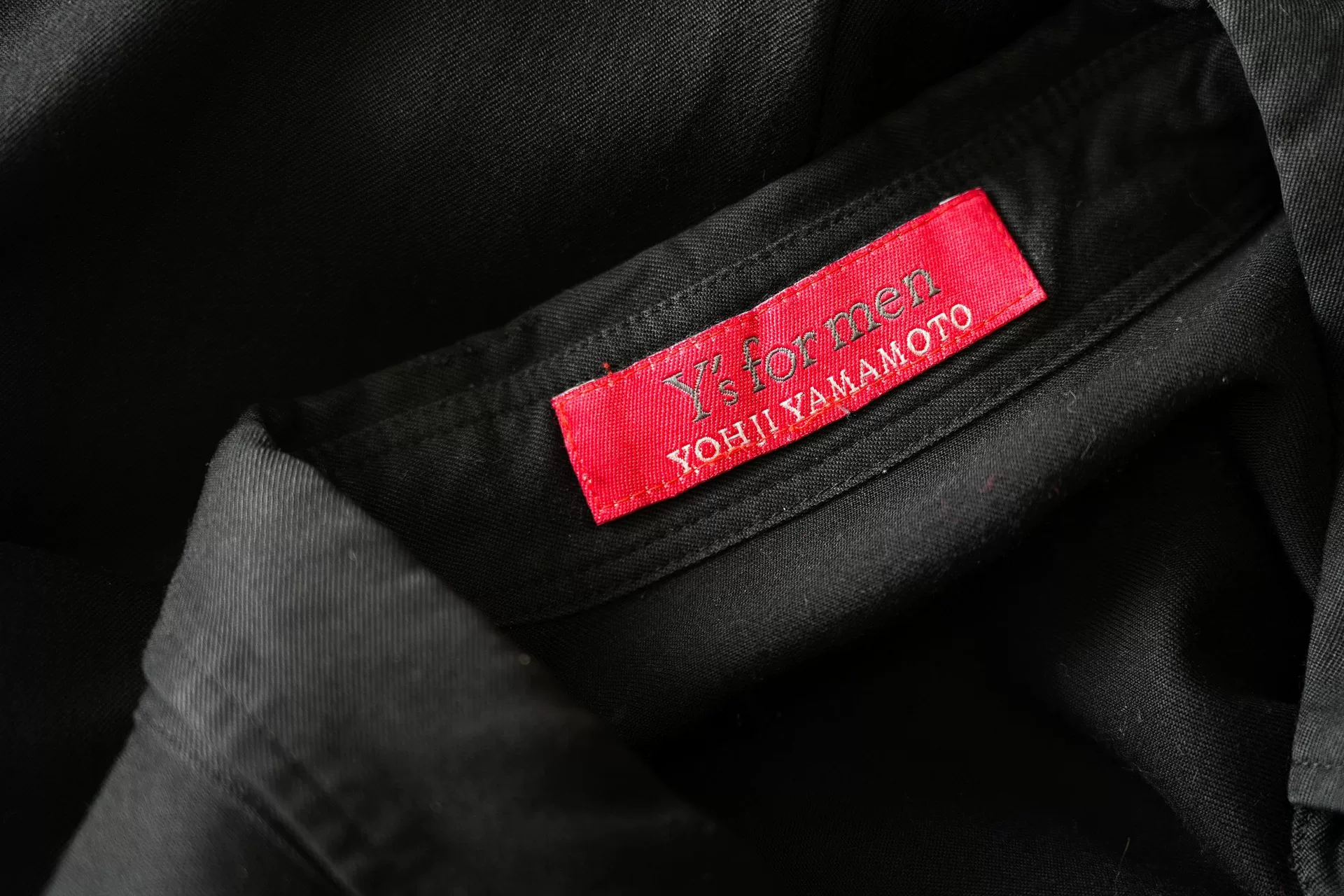 Yohji Yamamoto Y's 90SS Rayon Shirt — label