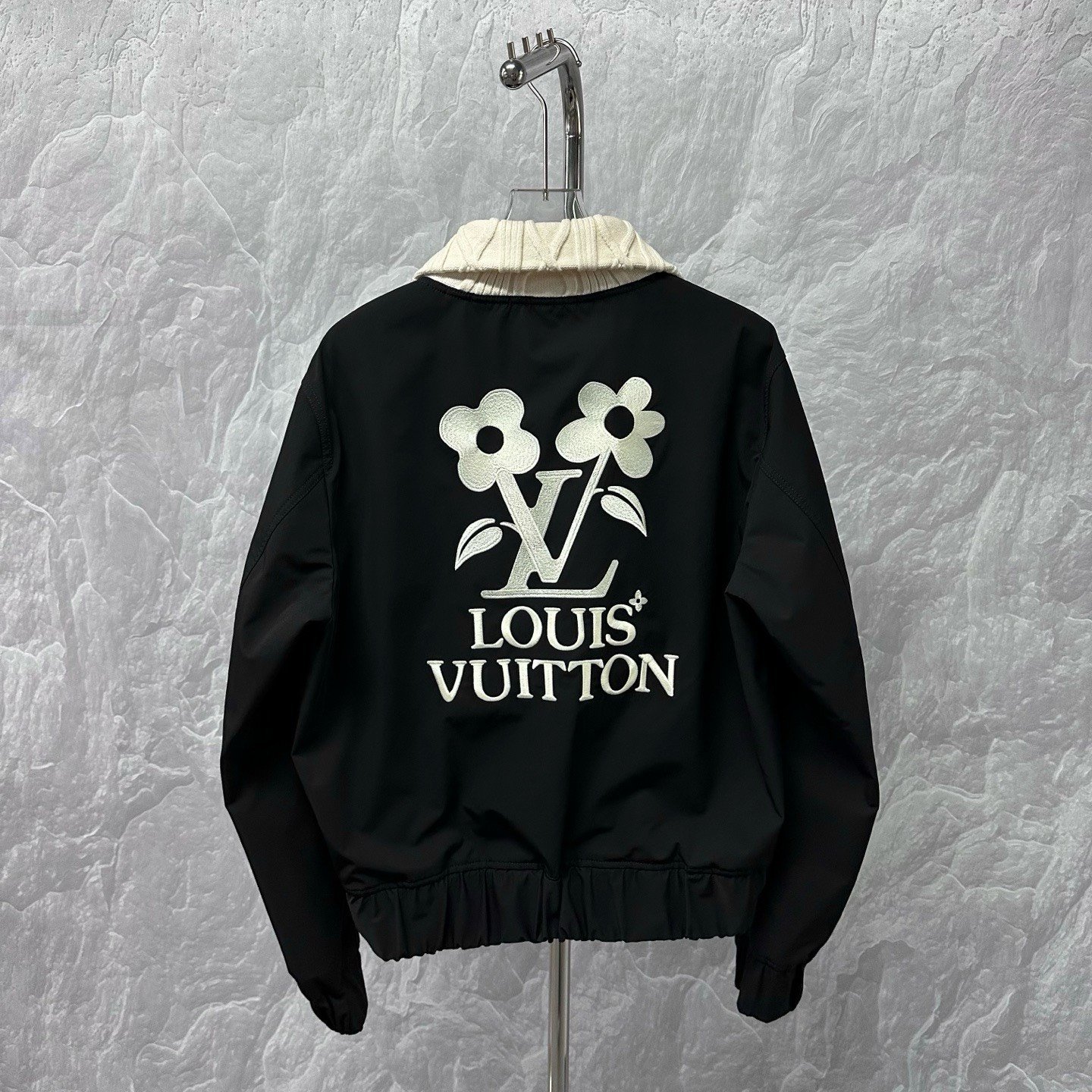 Louis Vuitton FW24 Tyler Patchwork Floral Jacket — back