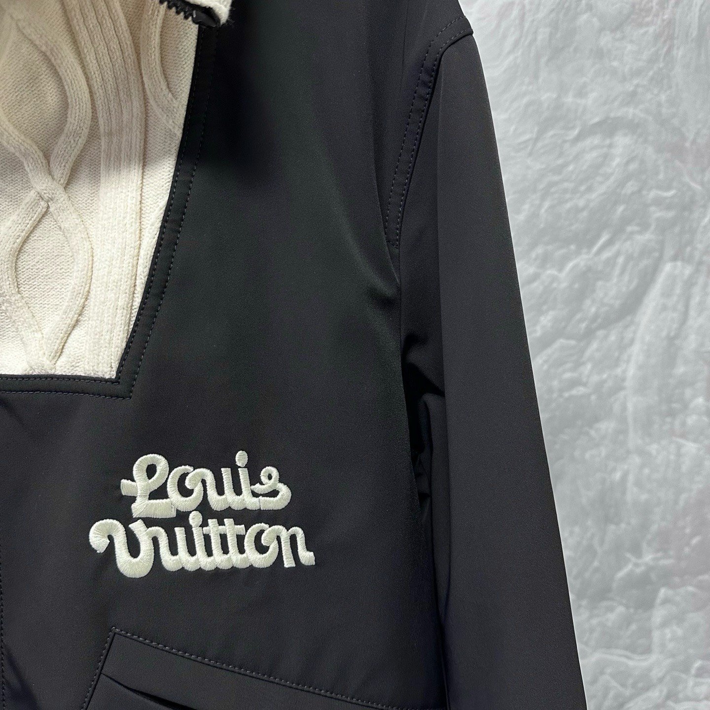 Louis Vuitton FW24 Tyler Patchwork Floral Jacket — detail