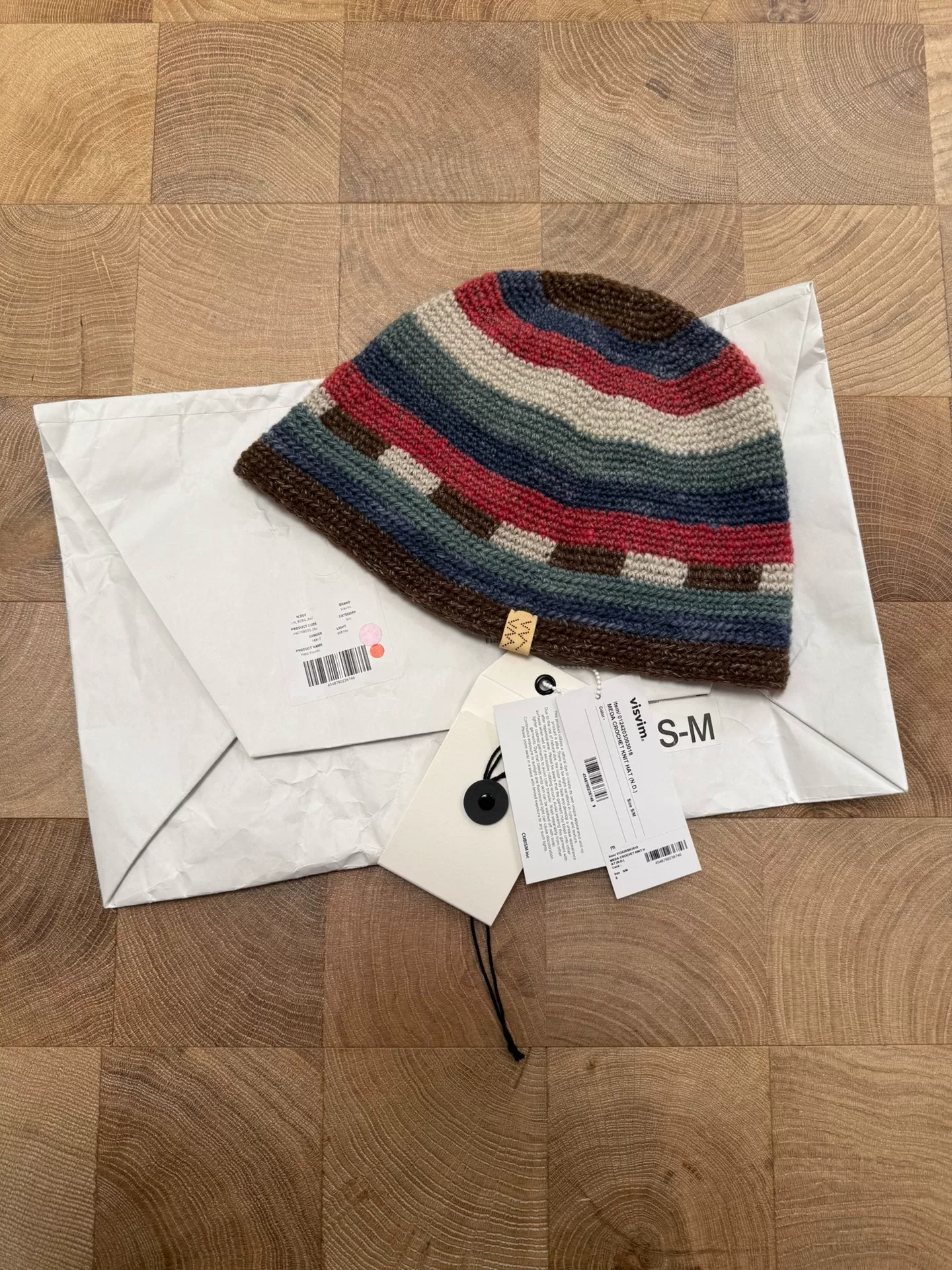 VISVIM 24aw Meda Crochet Knit Hat — front