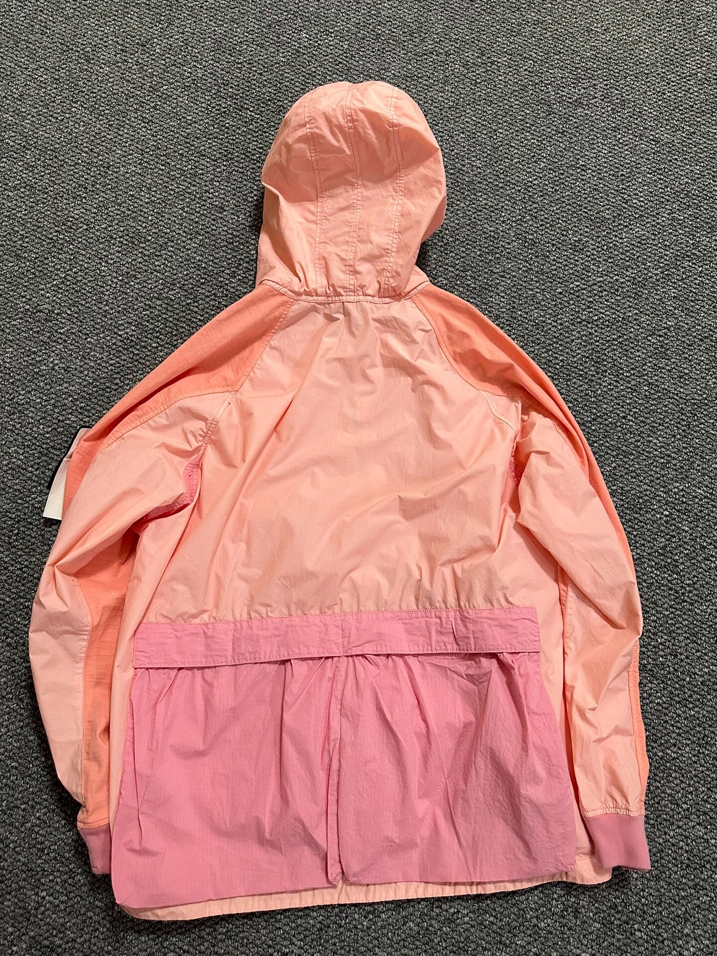 Stone Island Pink Pullover Jacket XL — label