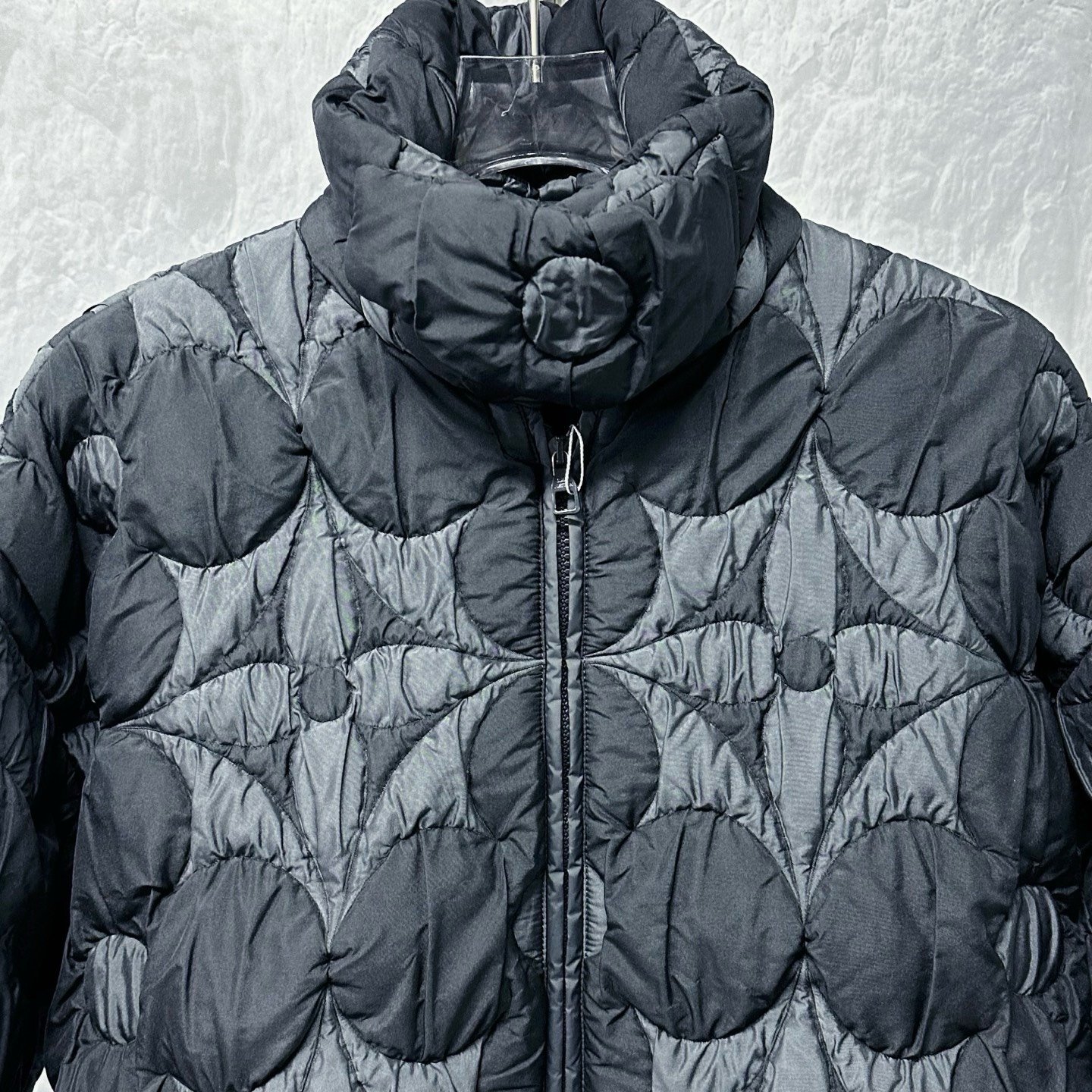 Louis Vuitton Quilted Stand Collar Padded Coat — front