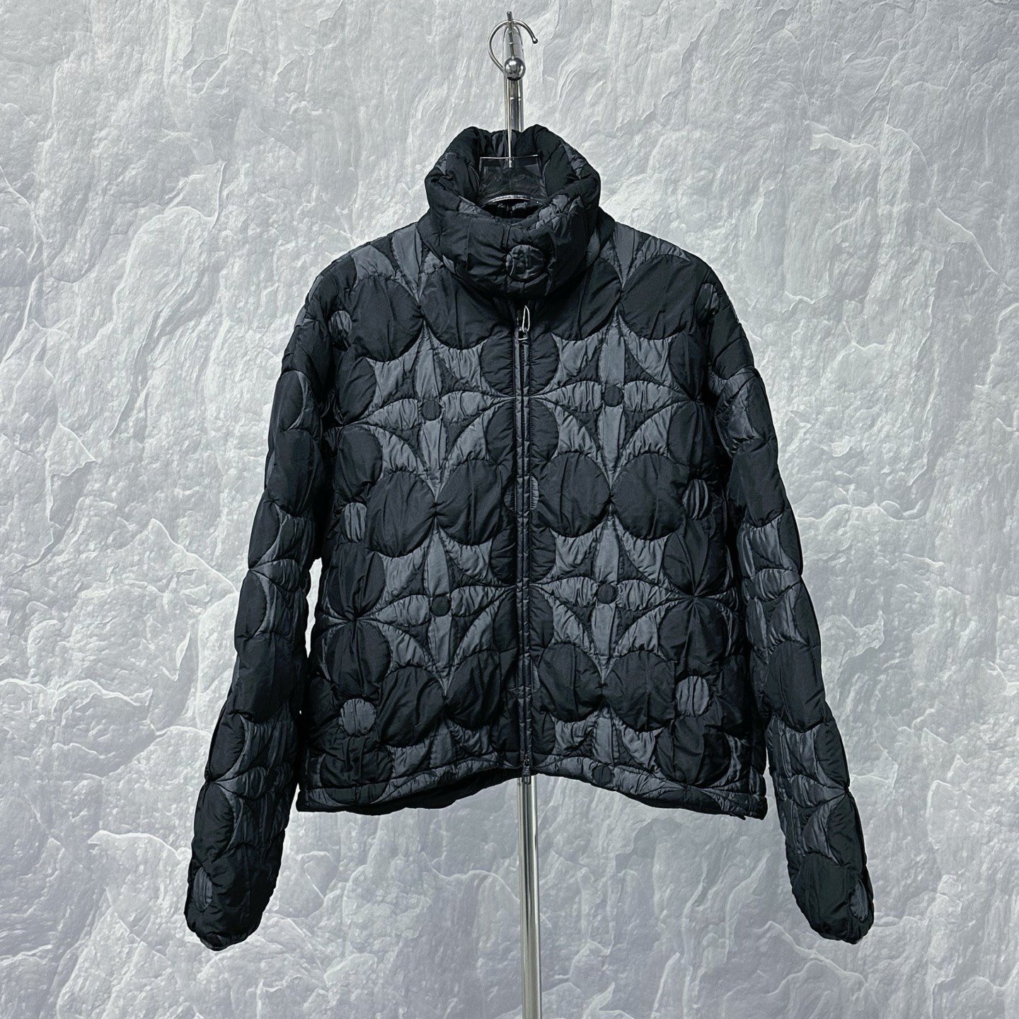Louis Vuitton Quilted Stand Collar Padded Coat