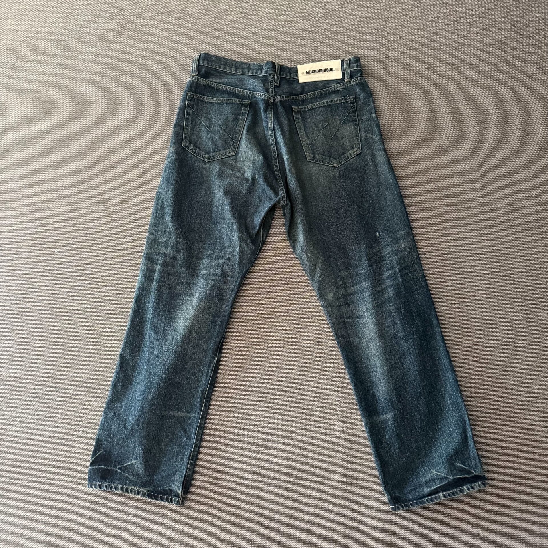 Neighborhood 23AW Basic Washed Jeans — detail