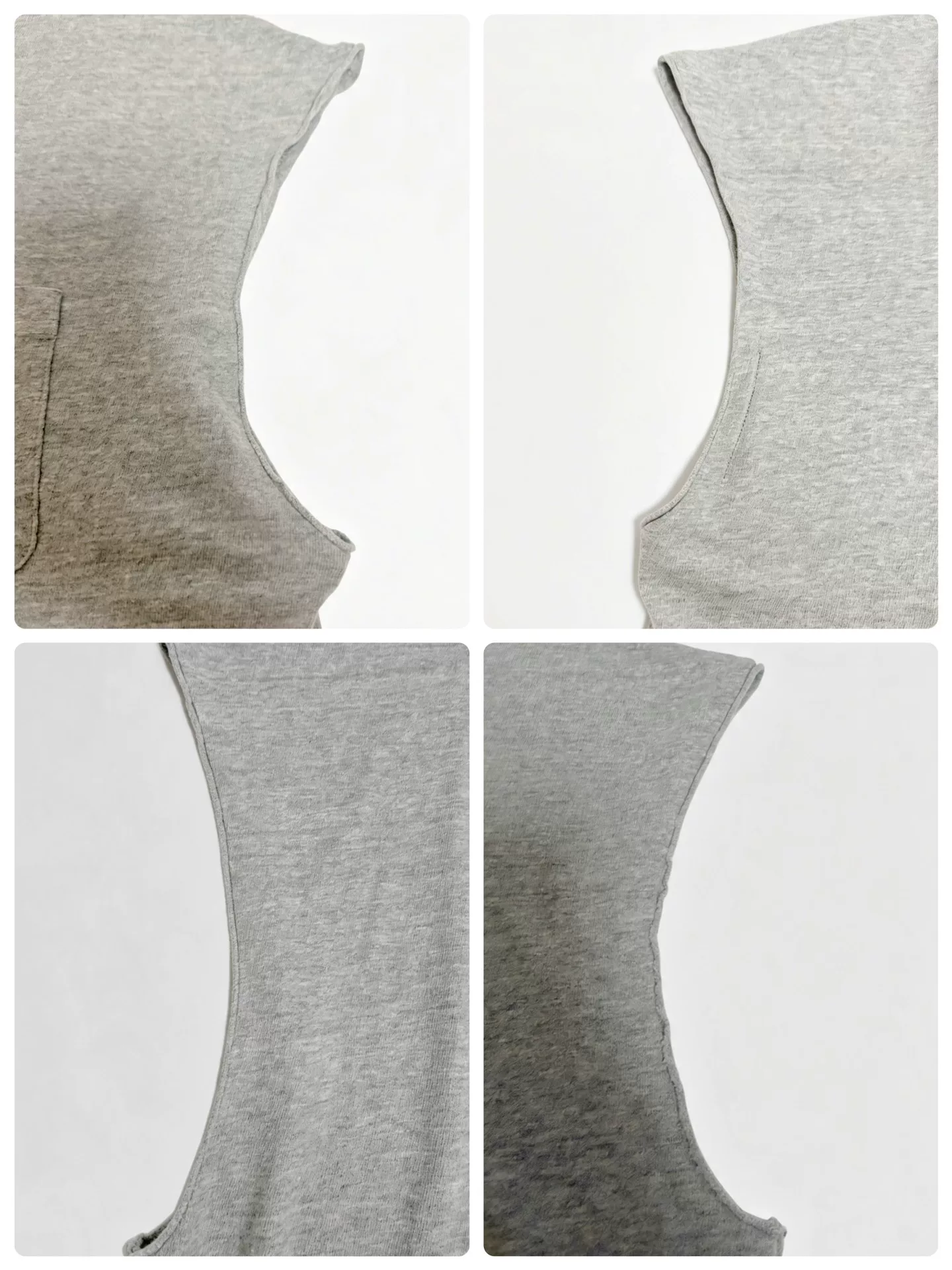 visvim 23SS Jumbo Sleeveless Tee — detail