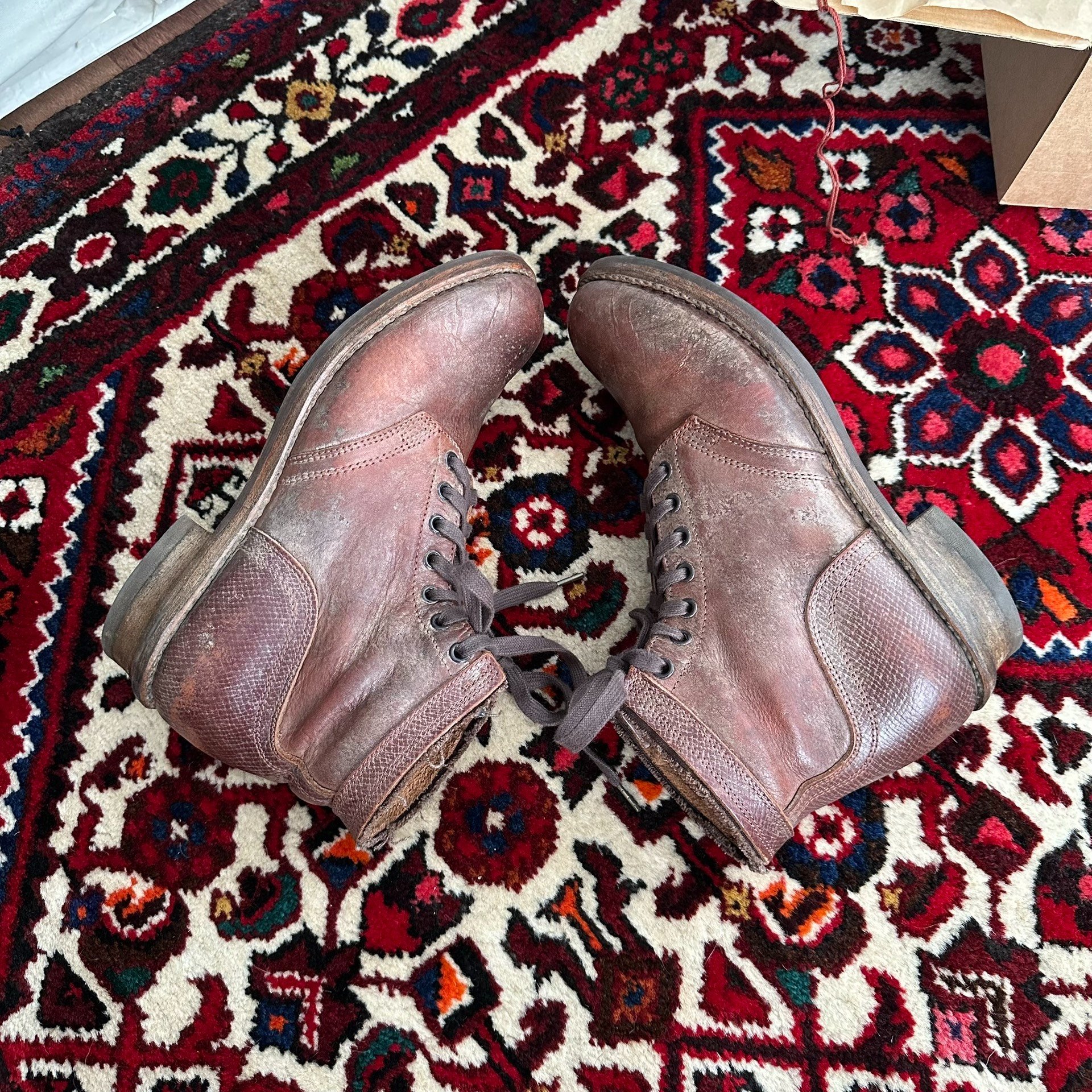 visvim 22AW ICT Lafayette Mud-Dyed Boots — back