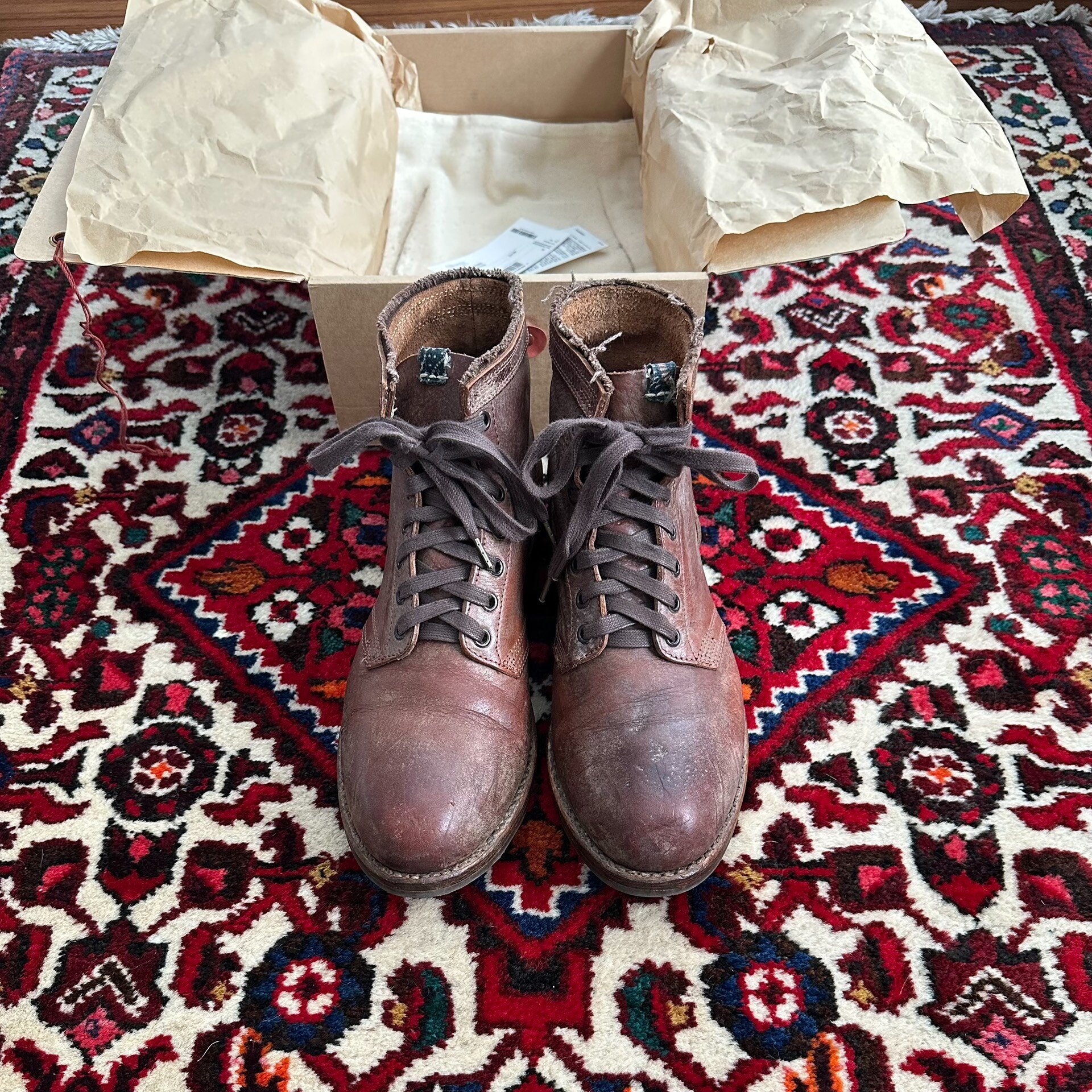 visvim 22AW ICT Lafayette Mud-Dyed Boots