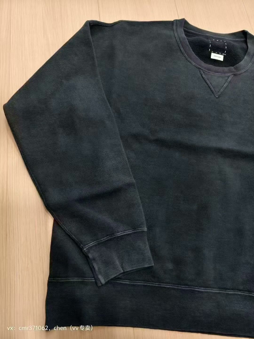 VISVIM 25SS JUMBO SB SWEAT L/S DMGD — label