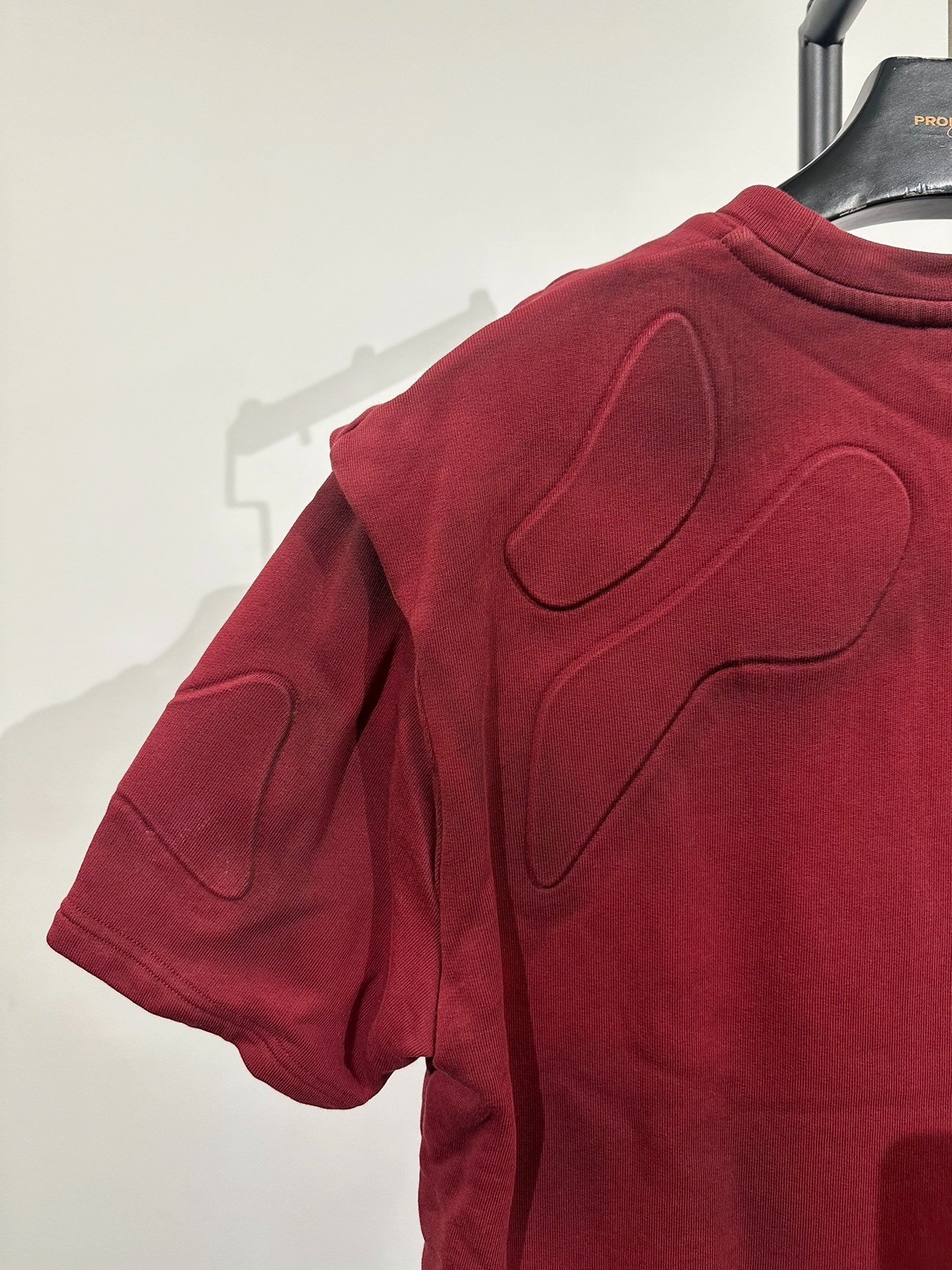 Heliot Emil Washed Distressed Red T-shirt — back