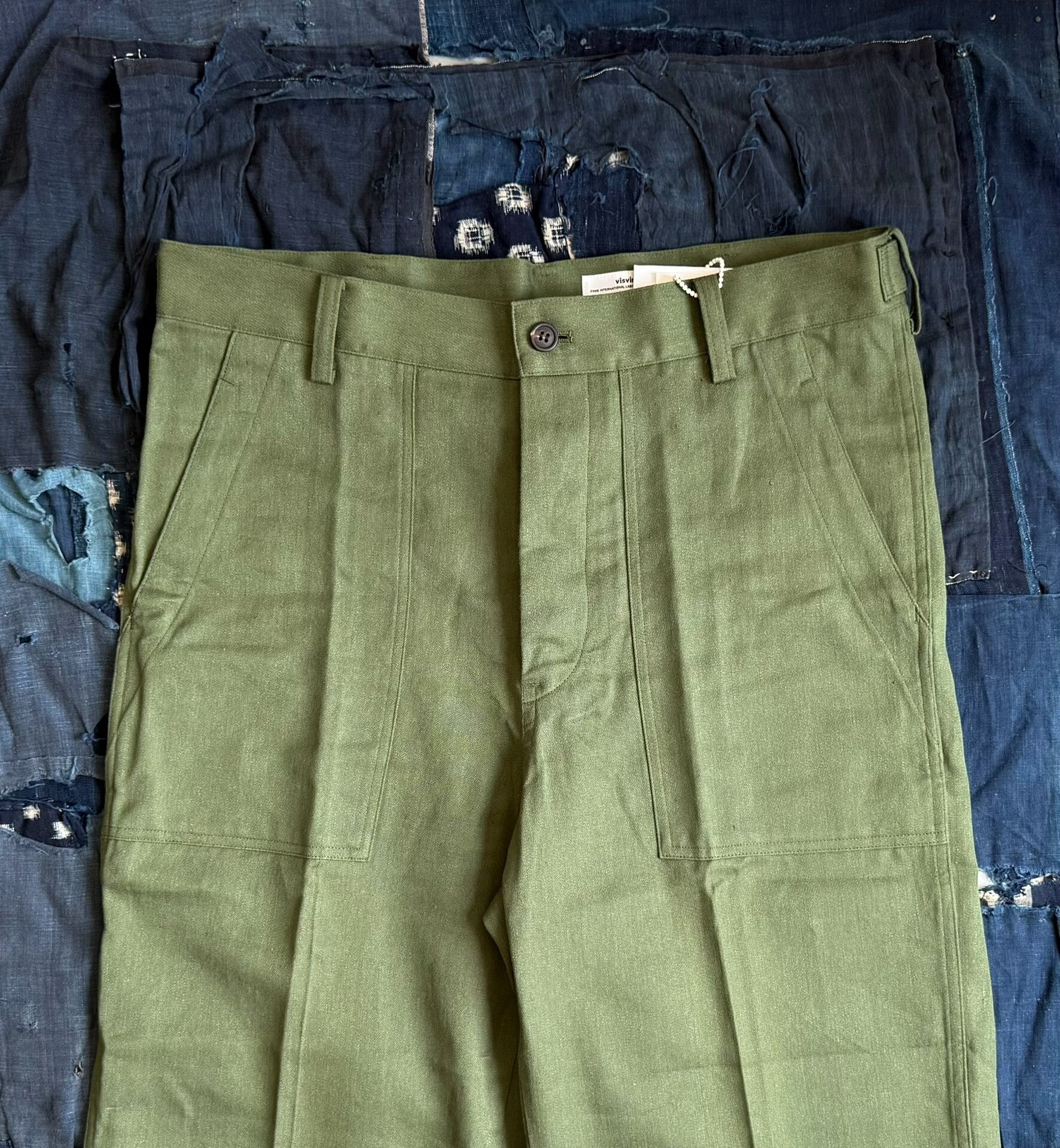 VISVIM 22SS ALDA Cargo Military Pants — detail