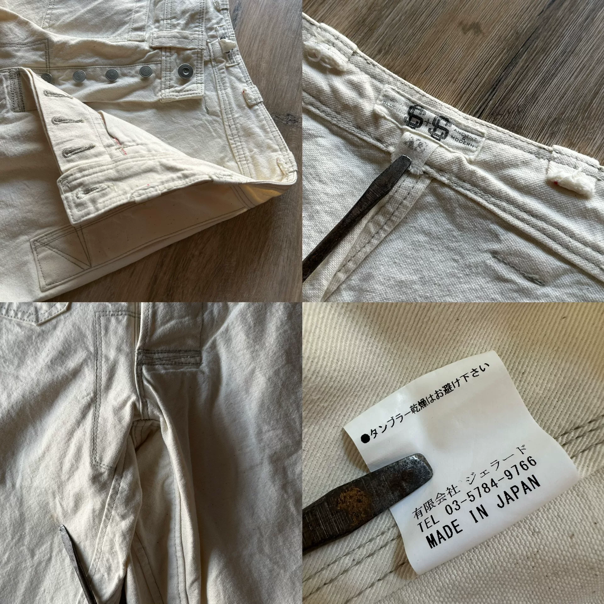 Jelado John Gluckow Vintage Wide-Leg Trousers — label
