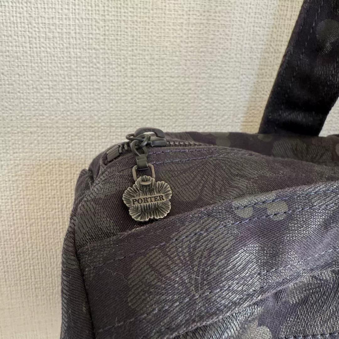 PORTER x DISNEY Mickey Mini Boston Bag — label