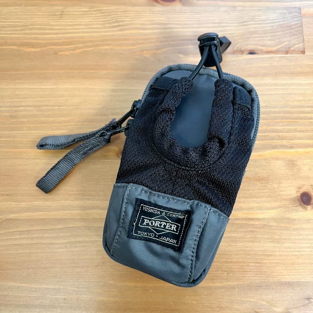 Porter Tokyo Small Gray Phone Bag