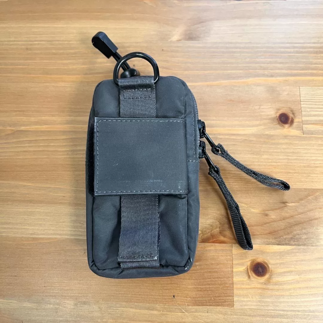 Porter Tokyo Small Gray Phone Bag — detail