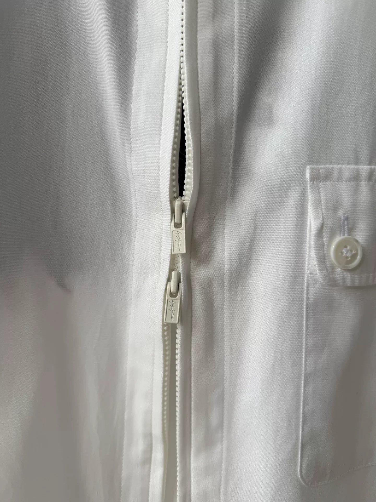 Yohji Yamamoto 22SS Purple Dahlia Shirt — front