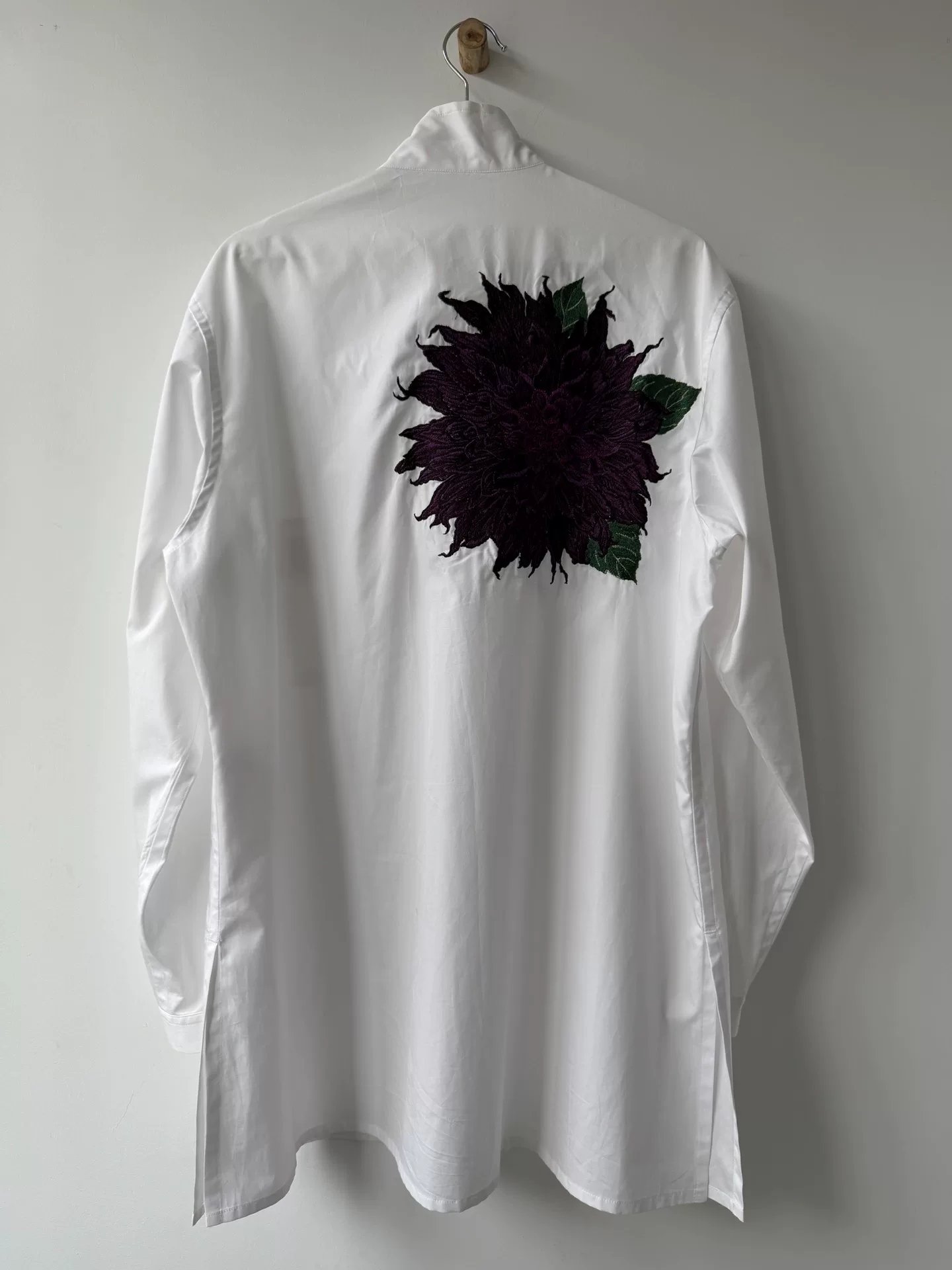 Yohji Yamamoto 22SS Purple Dahlia Shirt