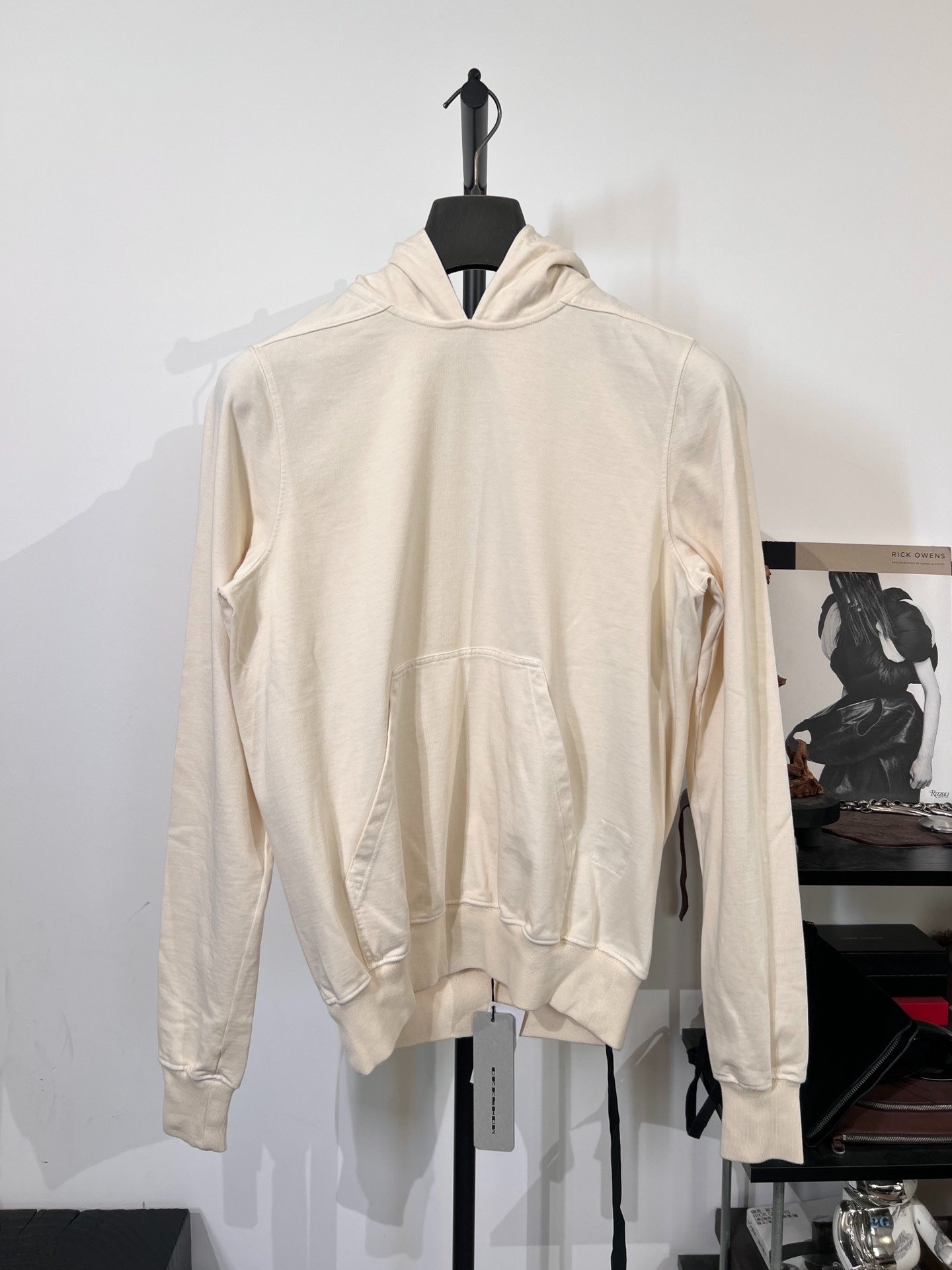 Rick Owens Drkshdw Reverse Drawstring Hoodie XS — front