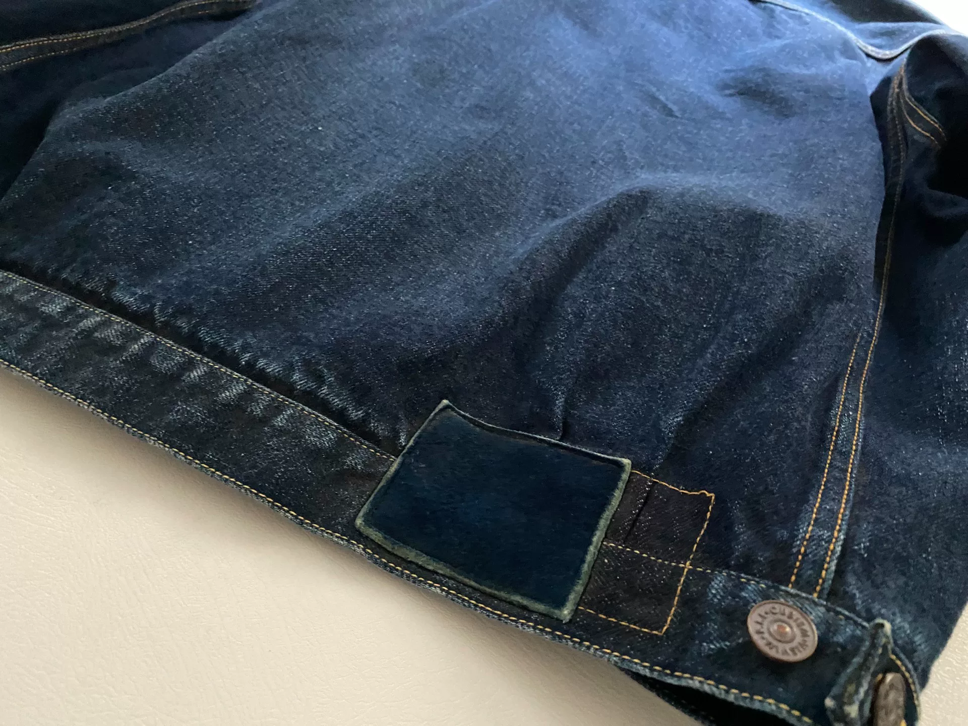VISVIM 23AW Mud Dyed Denim Jacket — front
