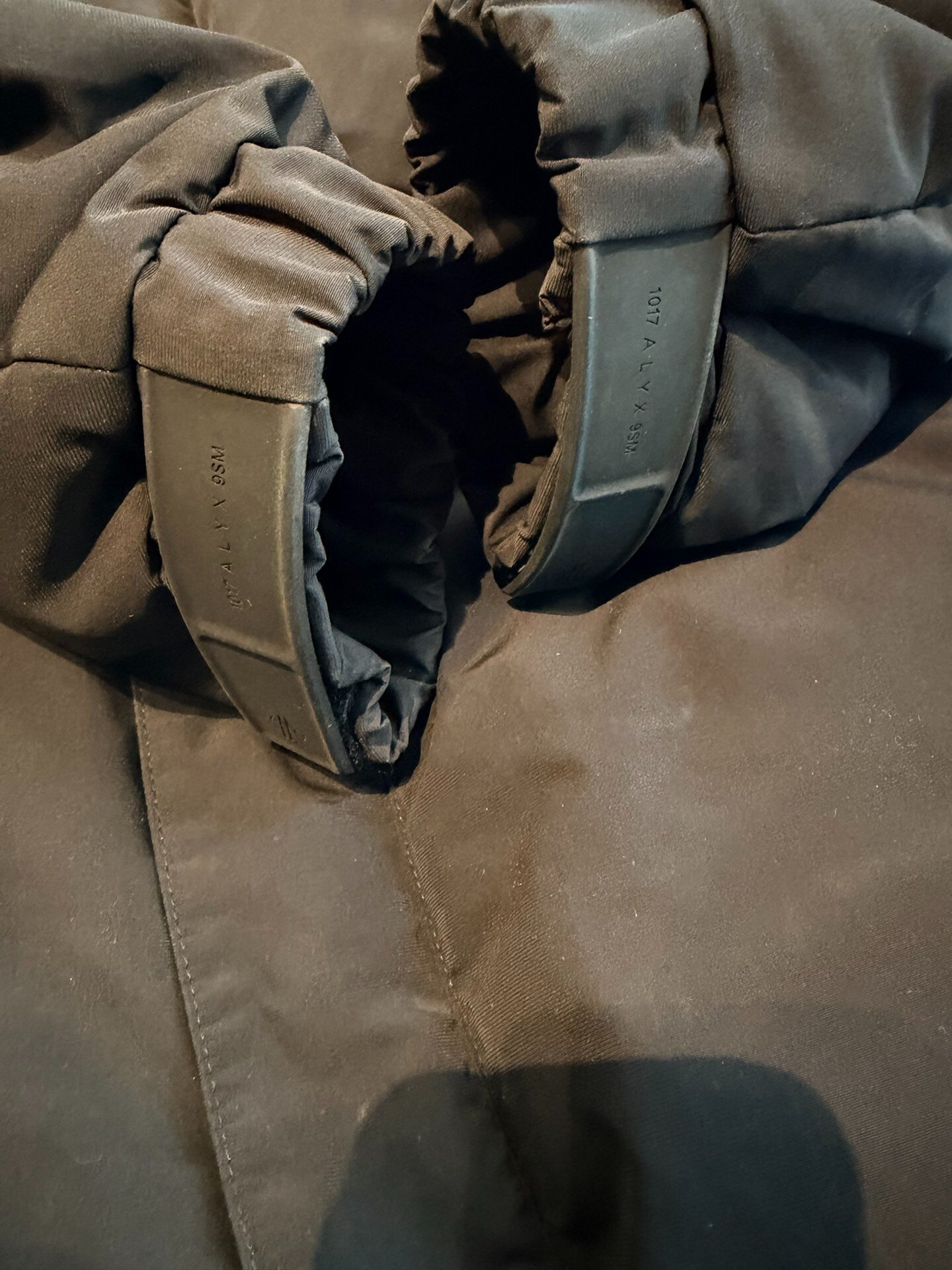 Moncler x Alyx Collaboration Down Jacket — label